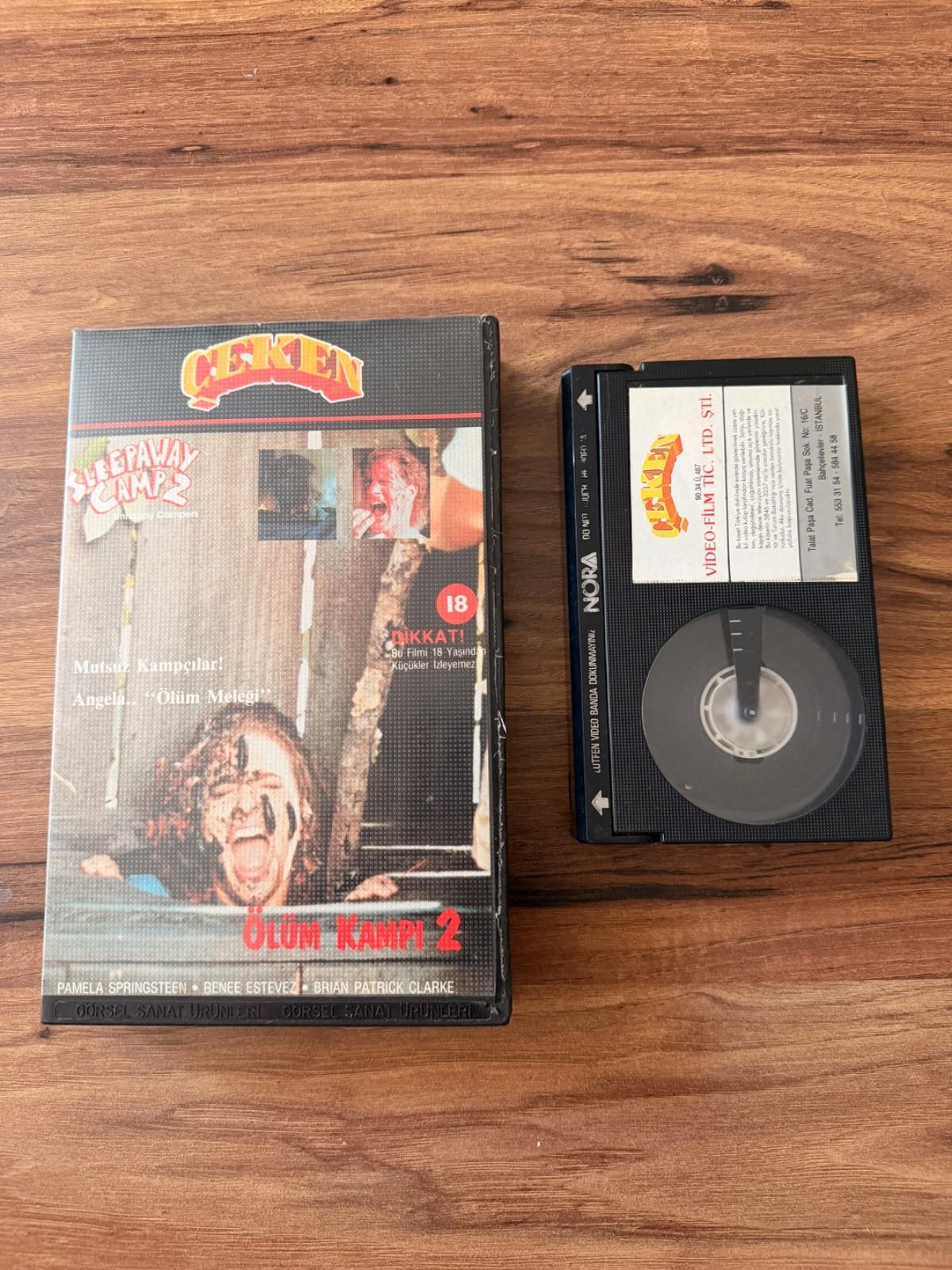 Sleepaway Camp II Unhappy Campers Rare Turkish Betamax Beta Horror Tape Pamela S