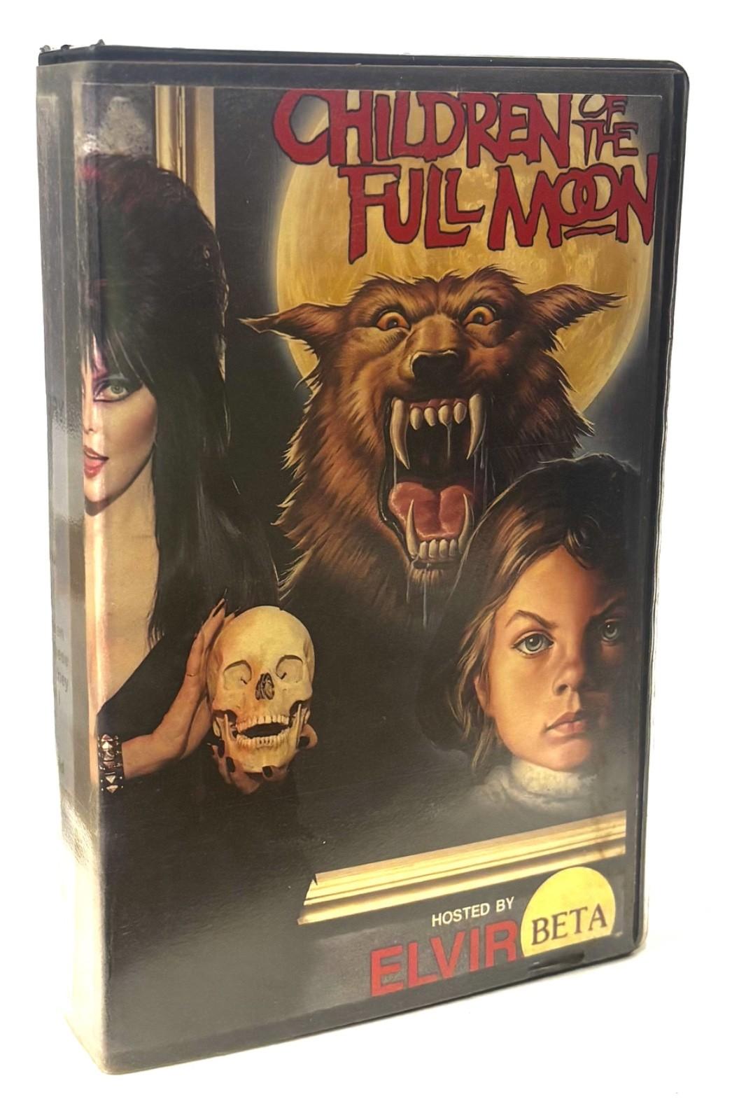 Children Of The Full Moon (Betamax, 1982) Cut Box Rental Rare Cult Horror Elvira