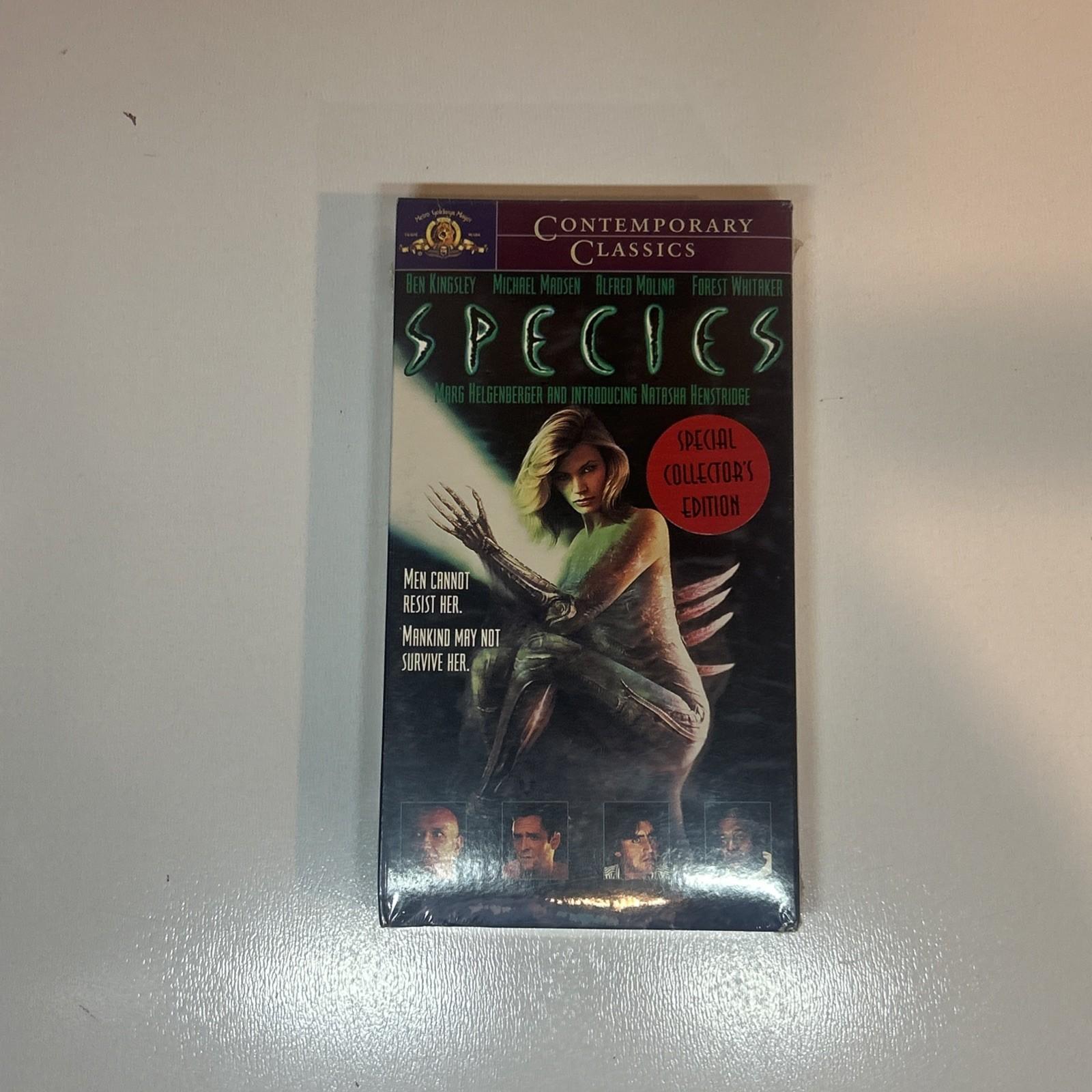 SEALED Species VHS 1995 MGM Original Release WITH WATERMARKS