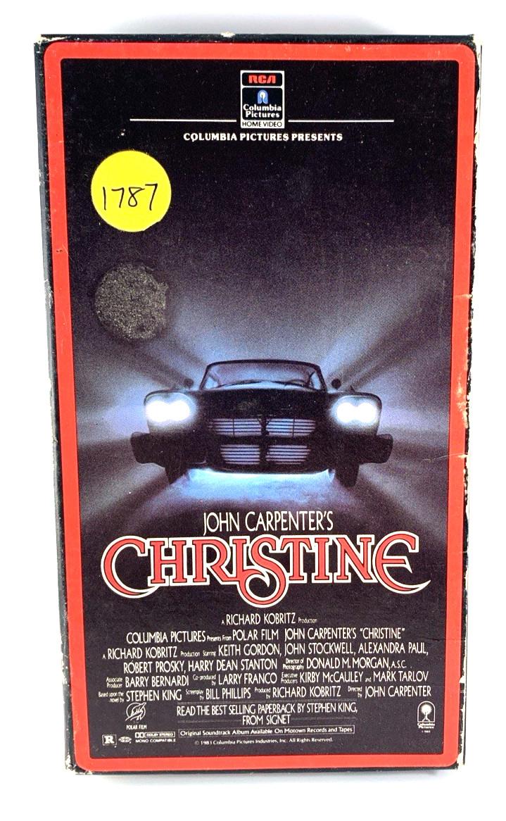 Christine | VHS | Original Release 1983 | Columbia/RCA | R | Used