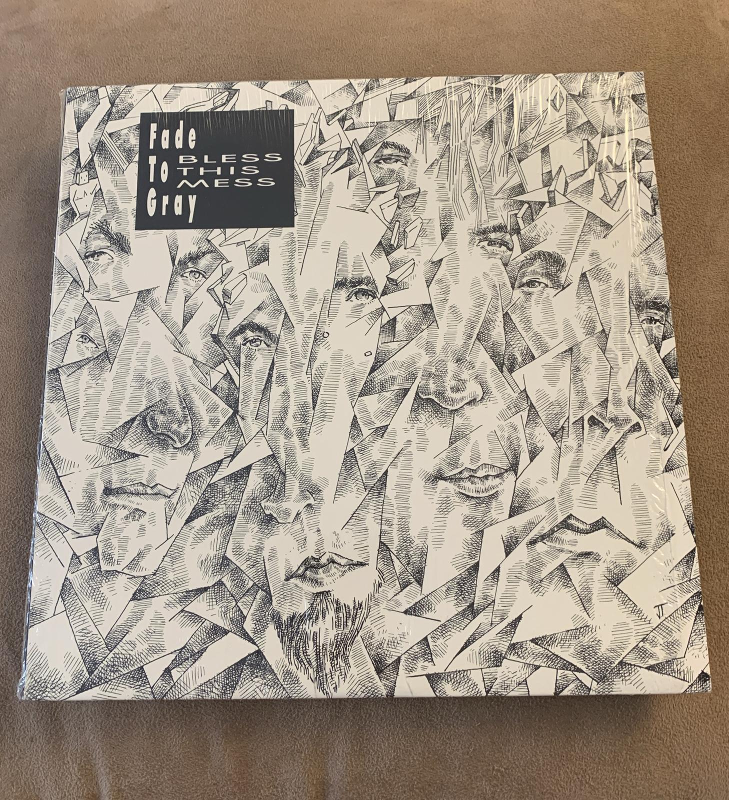 FADE TO GRAY Bless This Mess Lp Industrial Synth W/ Press Kit '86 In Shrink