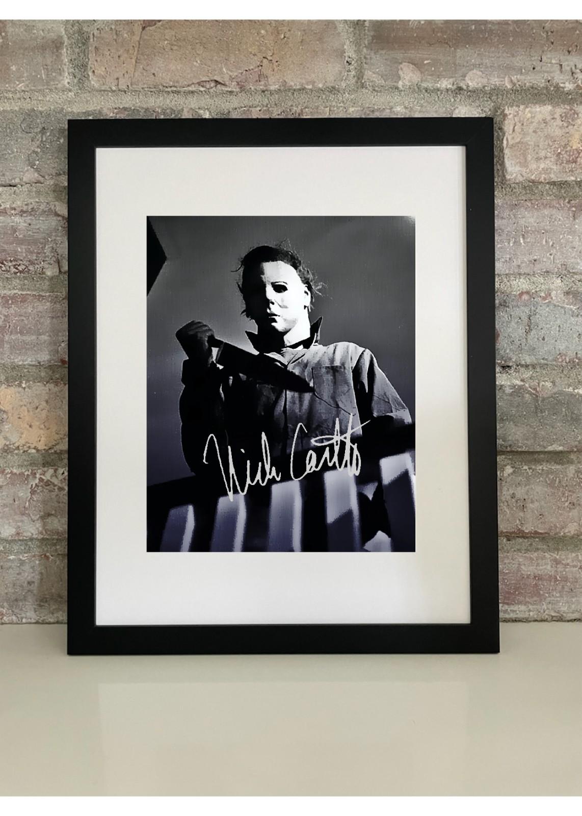 Nick Castle Michael Myers Halloween 1978 Reprint Autograph Photo – Framed 11x14