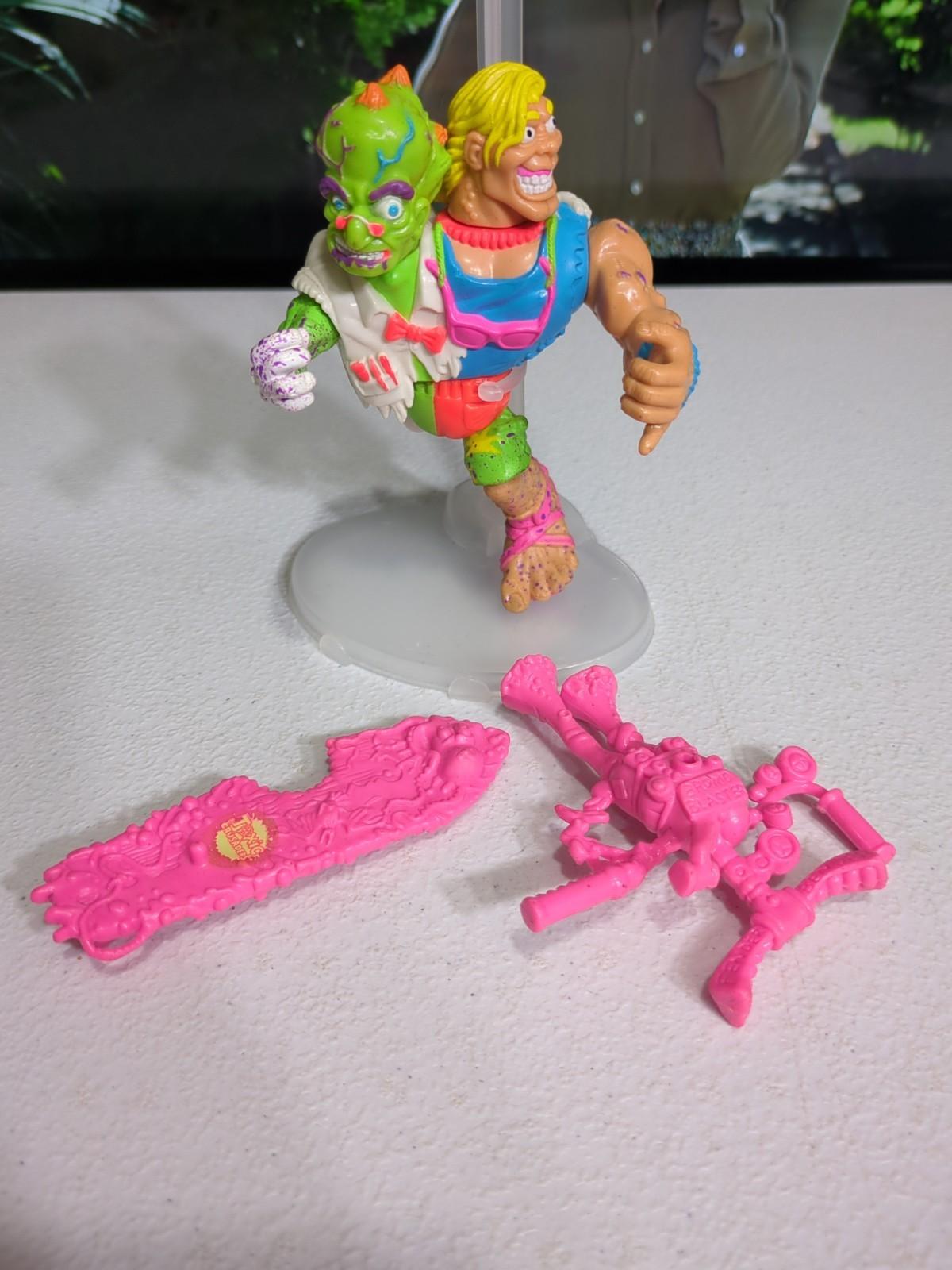 RARE Playmates vintage 1991 Toxic Crusaders Toxic Avenger Headbanger figure