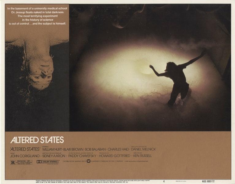 Altered States Original 11x14 Lobby Card Surreal Primal Vision 1980 Sci Fi 