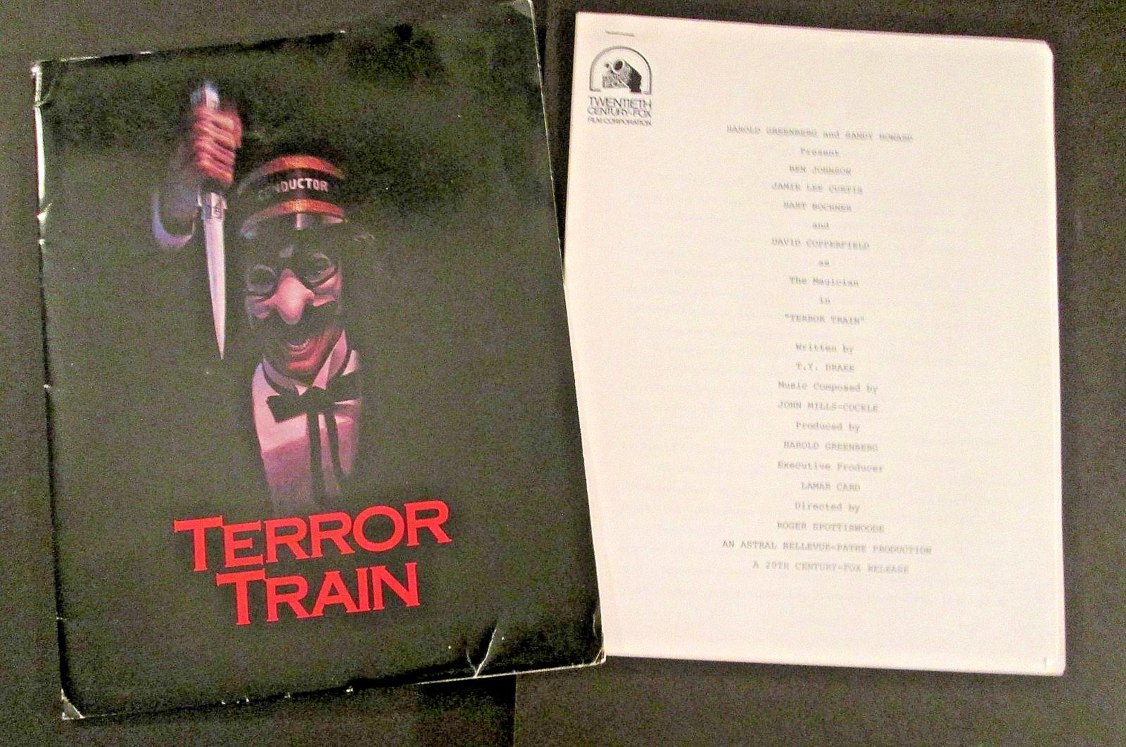 JAMIE LEE CURTIS: (TERROR TRAIN) ORIG,1980 MOVIE PRESSKIT
