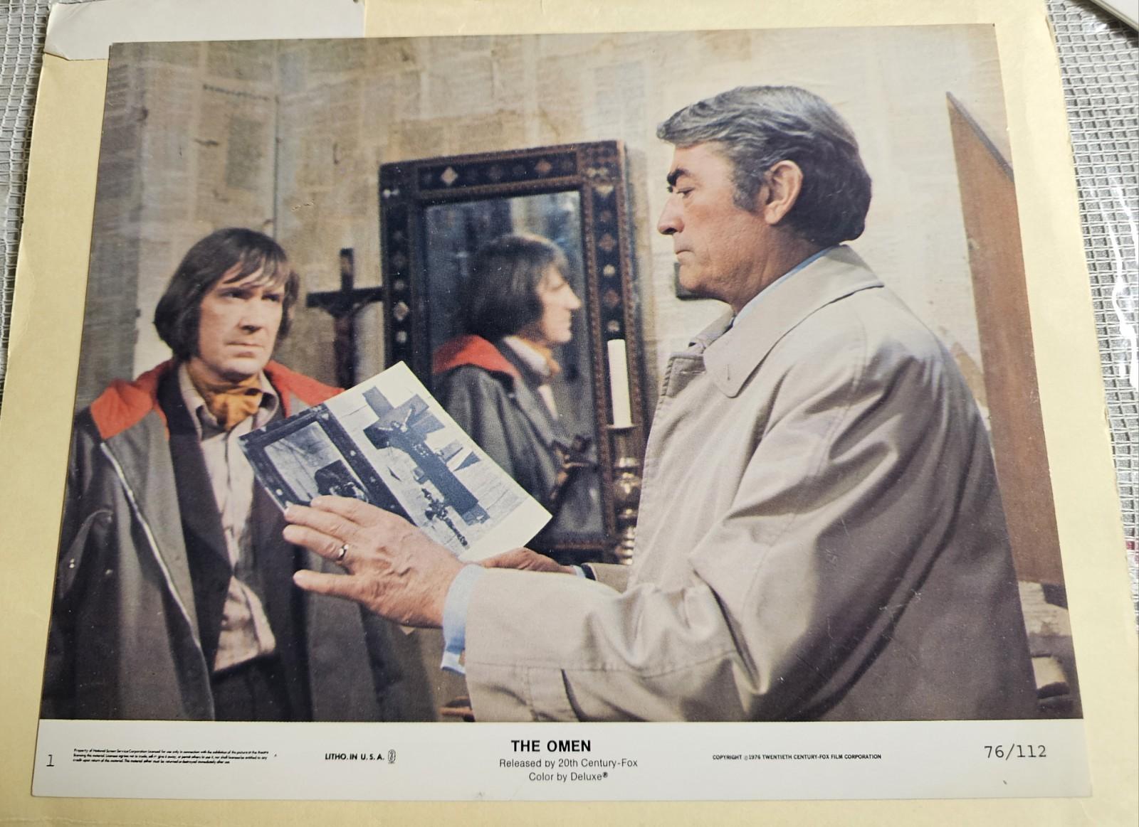 THE OMEN (1976) 8x10 Original Lobby Cards Complete Set of 8, Excellent Condition
