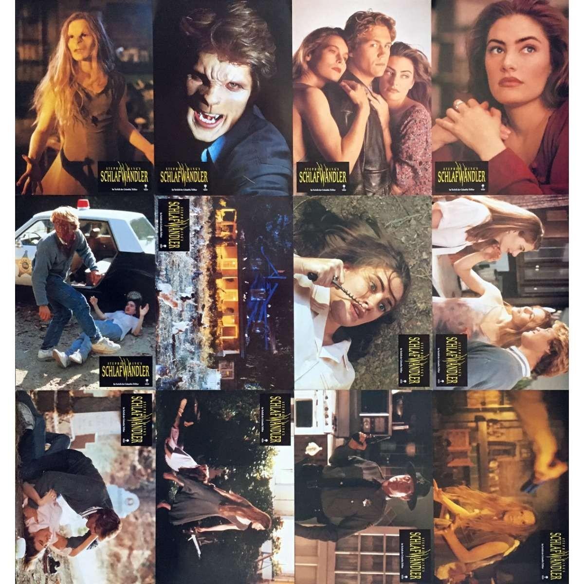 SLEEPWALKERS Original Lobby Cards  x12 - 9x11,5 in. - 1992 - Mick Garris, Madche