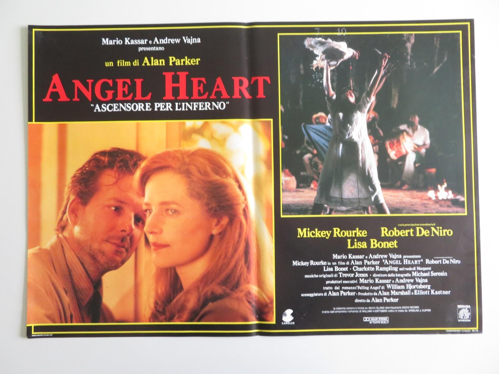 ANGEL HEART - G ITALIAN FOTOBUSTA POSTER MICKEY ROURKE ROBERT DE NIRO 1987