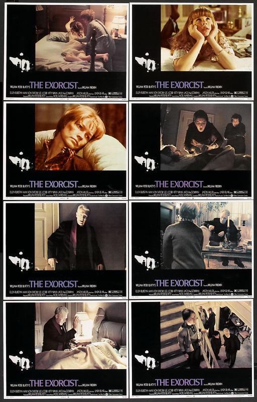 THE EXORCIST original 1974 lobby card set LINDA BLAIR/MAX VON SYDOW/JASON MILLER