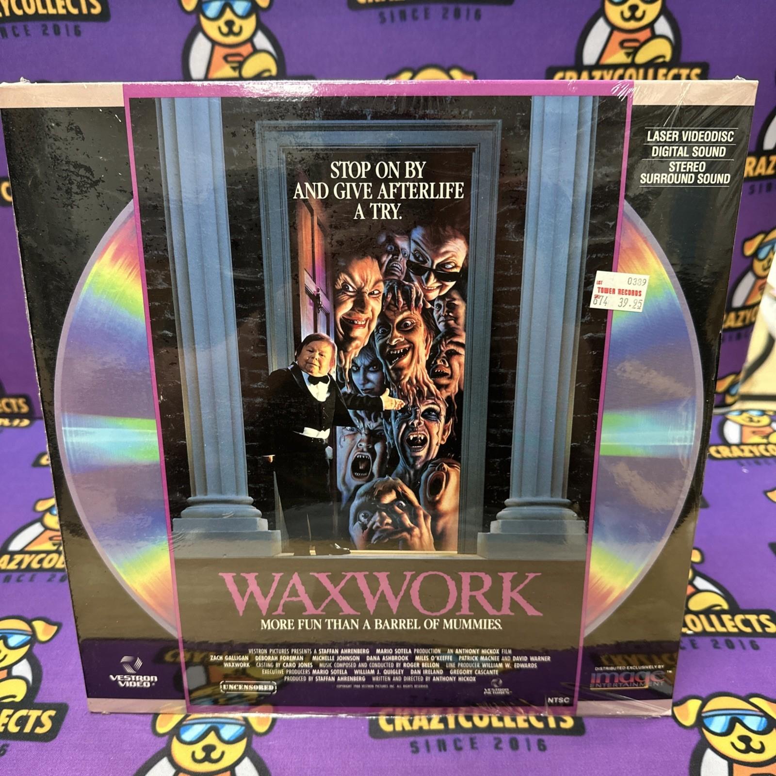 NEW Sealed Waxwork Laserdisc Laser Disc LD Horror 1988 Uncensored