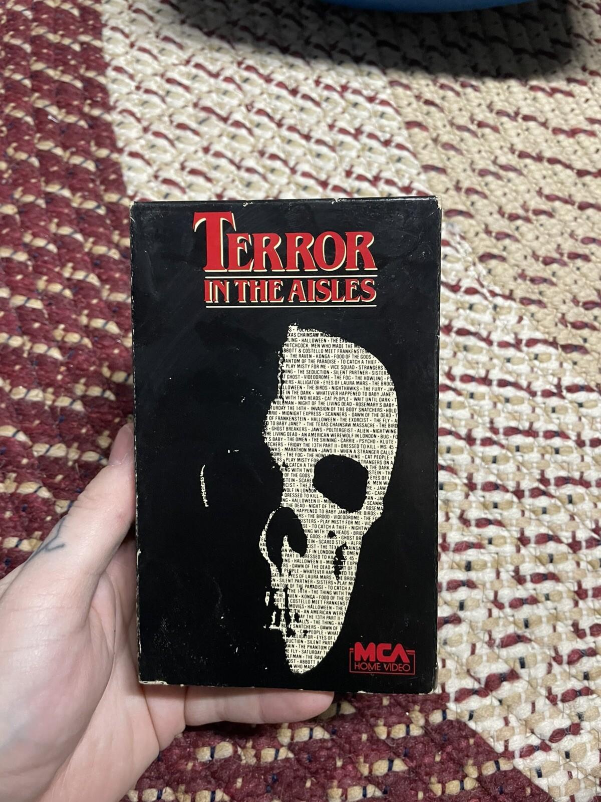 Terror In The Aisles Beta Not VHS Rare Horror MCA Home Video