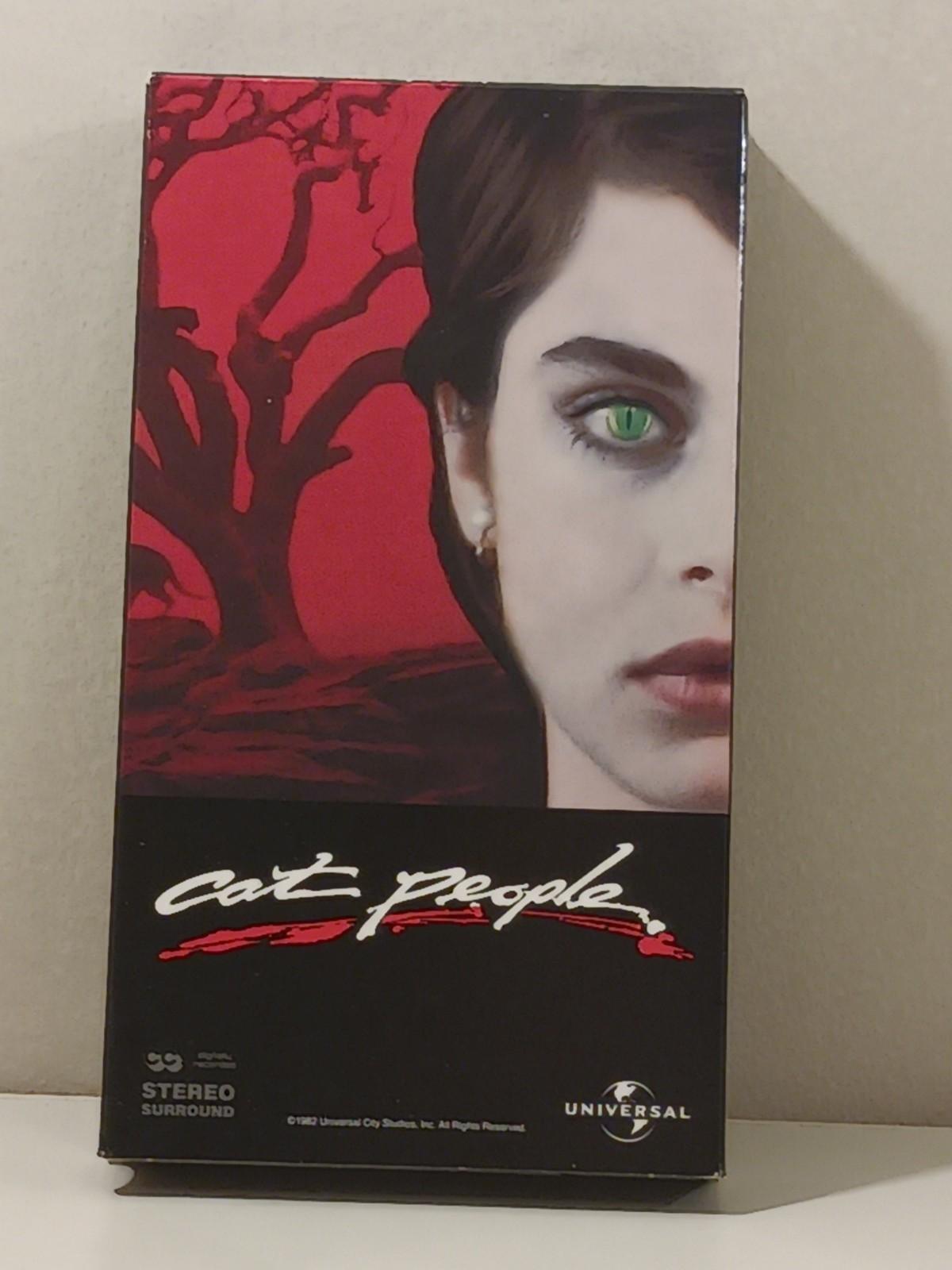 Cat People VHS 1982 Horror Movie MCA Home Video Nastassja Kinski Vintage 77008