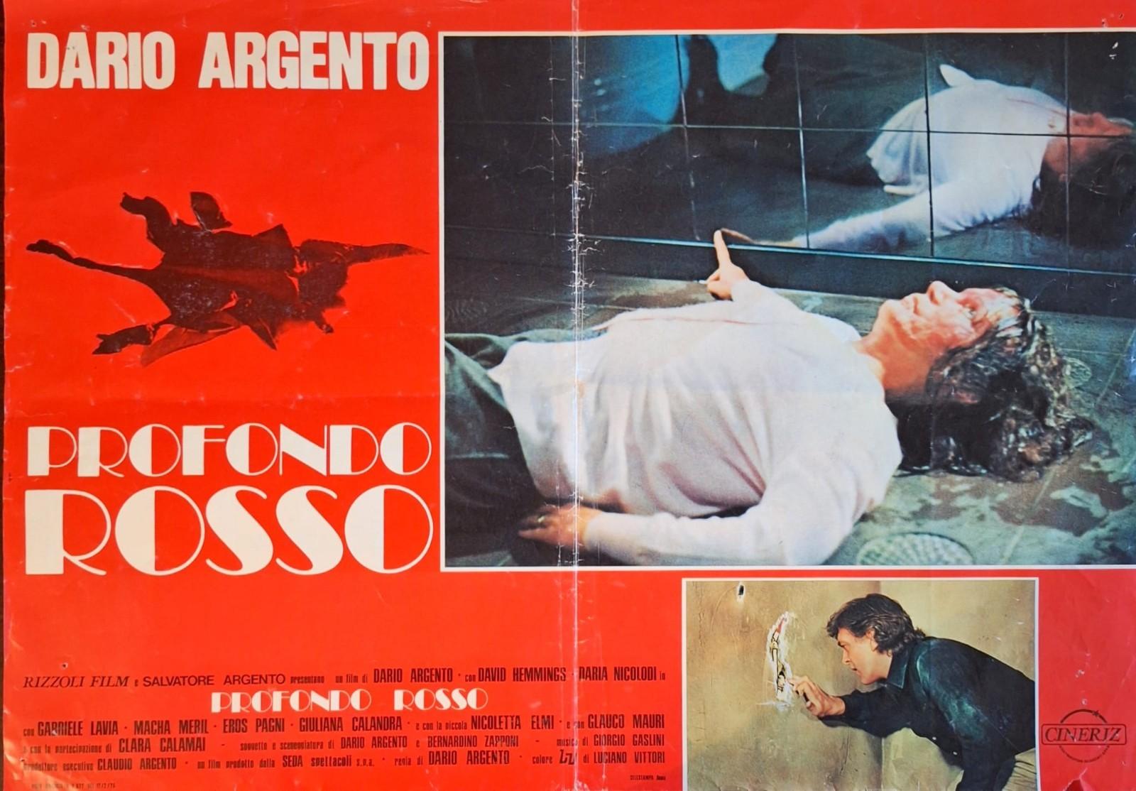 DEEP RED (PROFONDO ROSSO) 1975 Italian lobby card - Dario Argento  original