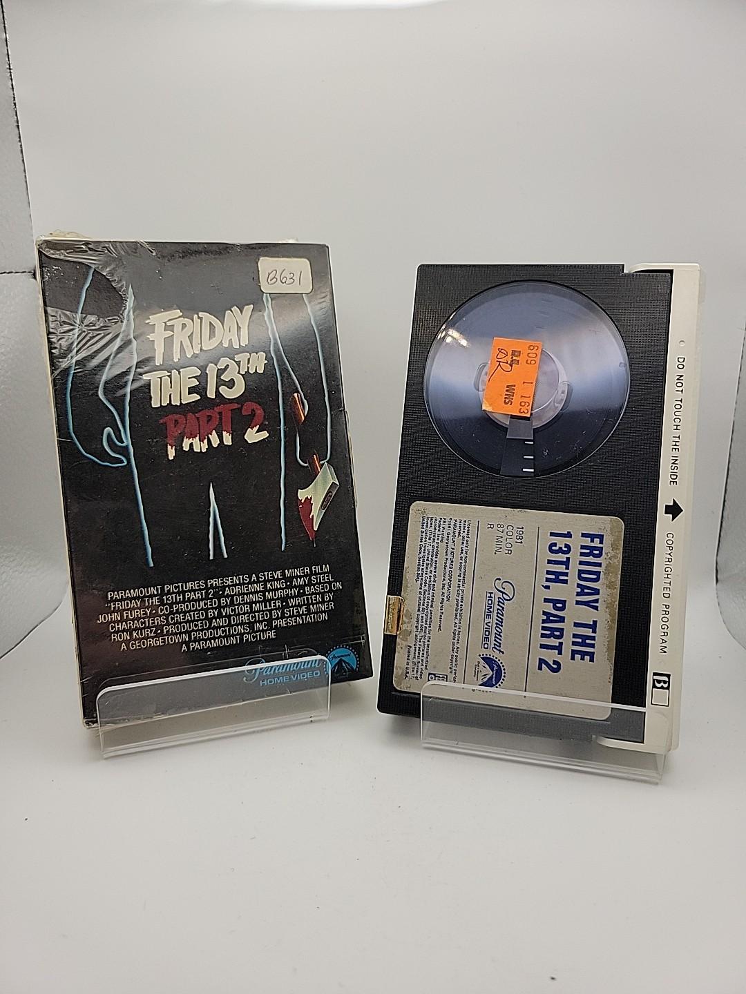FRIDAY THE 13TH PART 2 (1982) PARAMOUNT 1457 | TESTED | RARE  | BETAMAX