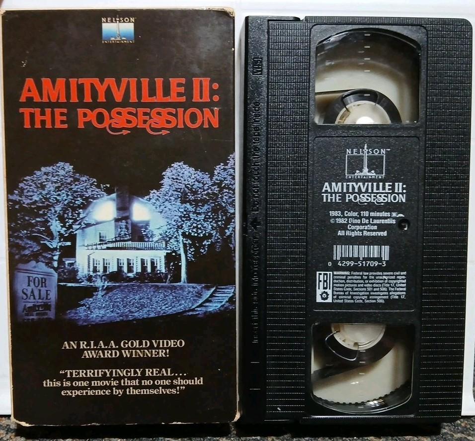 Amityville II 2 The Possession VHS Nelson Entertainment Classic Rare Horror