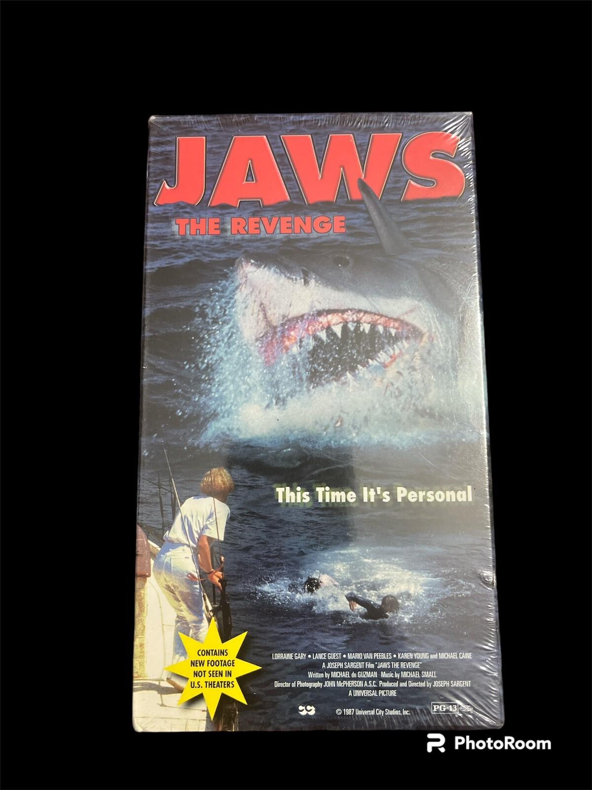 JAWS The Revenge VHS Tape Factory Sealed (1987, Film) Promo w/ Extra Film