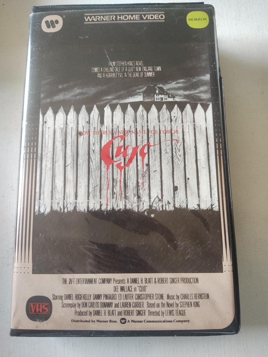 Cujo (VHS 1983/1984) Clamshell Original Release- Stephen King- Horror