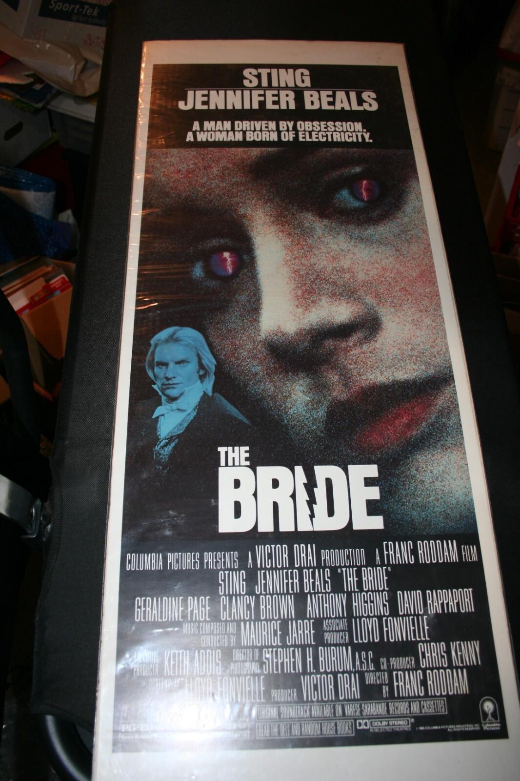 THE BRIDE   Orig. 1985 Movie Insert 14X36    STING    JENNIFER BEAL