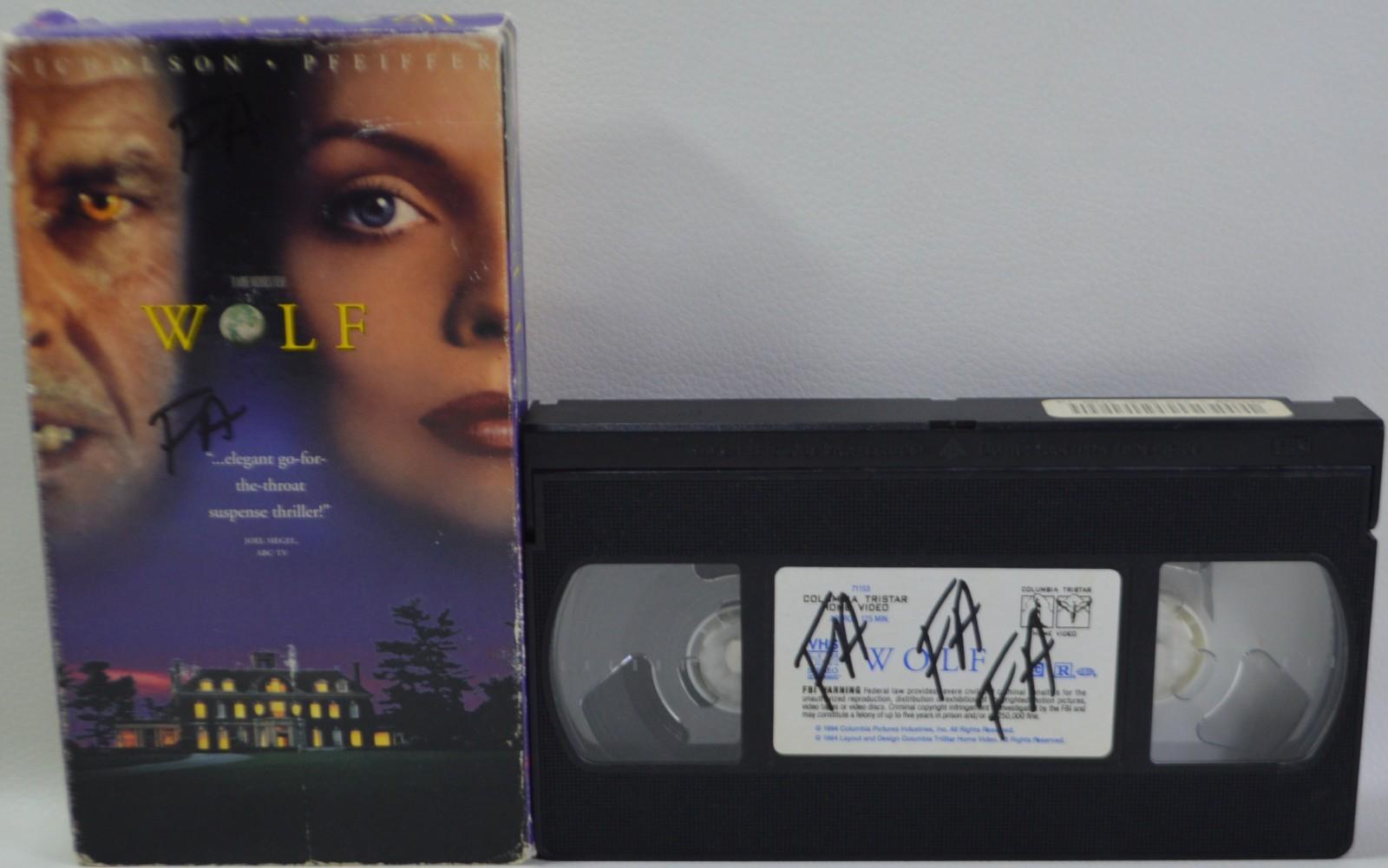 Vintage Horror Movie WOLF 1994 VHS Jack Nicholson Michelle Pfeiffer Shapeshifter