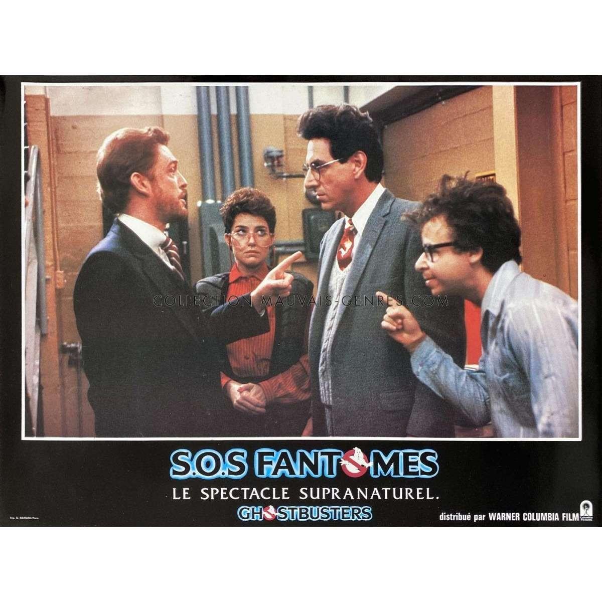 GHOSTBUSTERS French Lobby Card N07 - 12x15 in. - 1984 - Ivan Reitman, Bill Murra