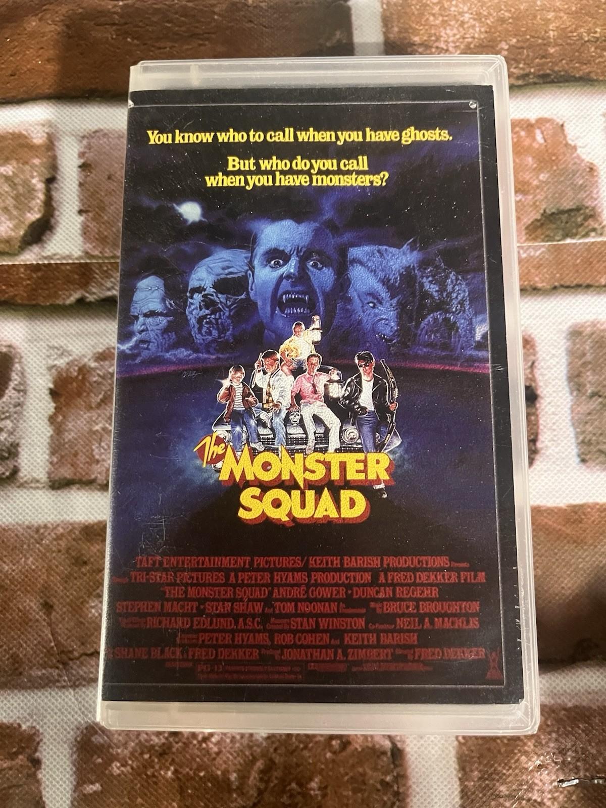 The Monster Squad VHS 1987 Rare Works Original