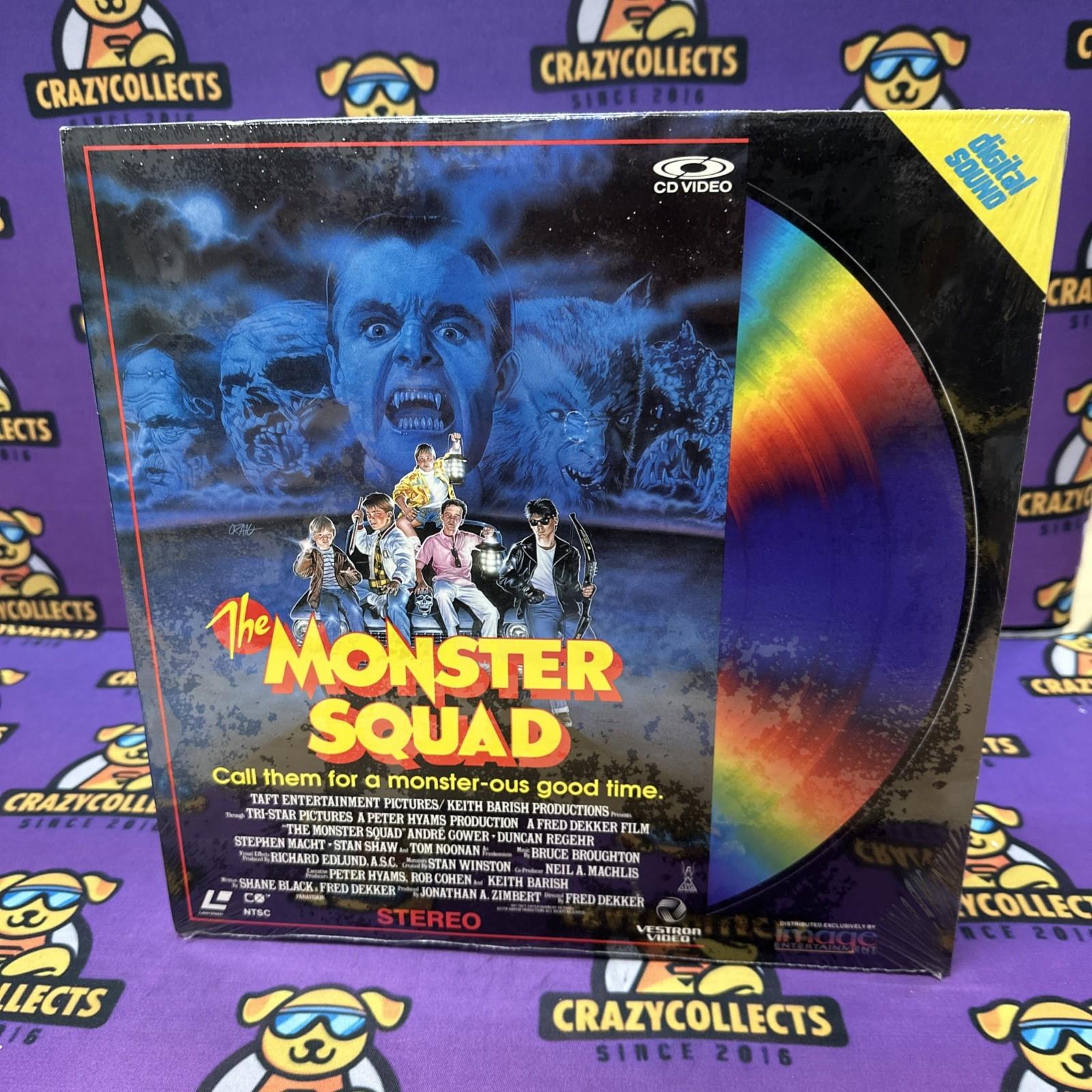 THE MONSTER SQUAD Brand New Sealed LASERDISC *Hole-punched* CD Video 1987 Rare