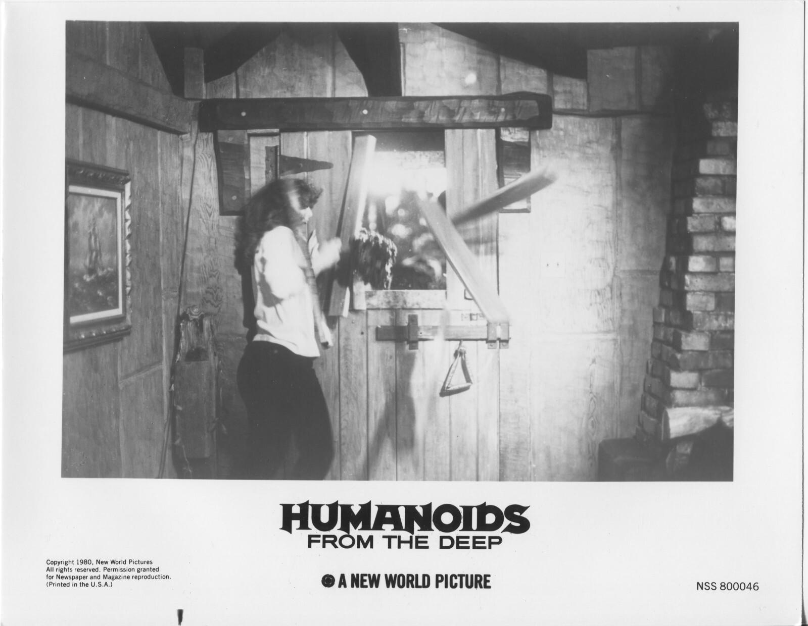 HUMANOIDS FROM THE DEEP original 1980 b/w lobby still photo