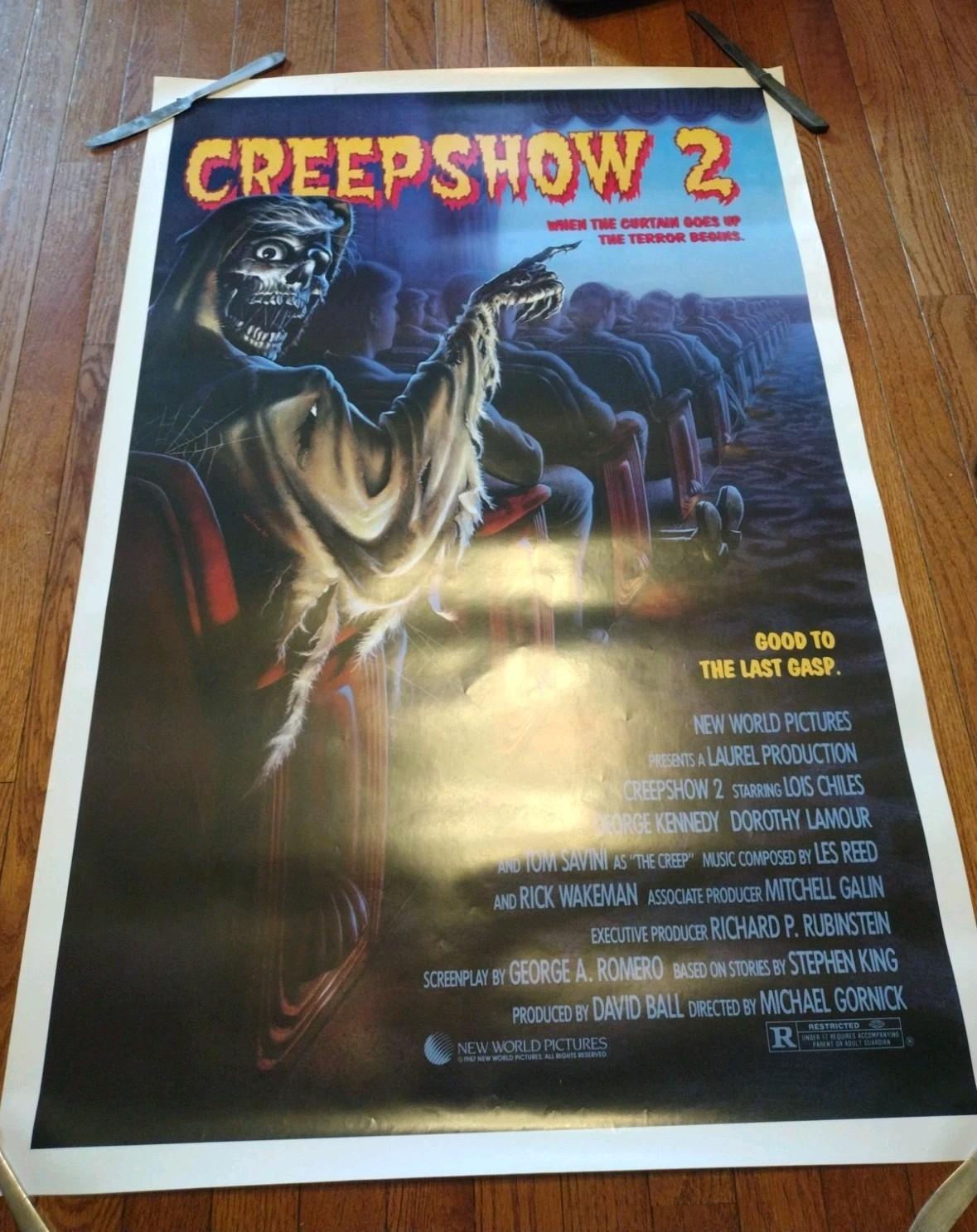 CREEPSHOW 2 (1987) ORIGINAL MOVIE POSTER  -  ROLLED