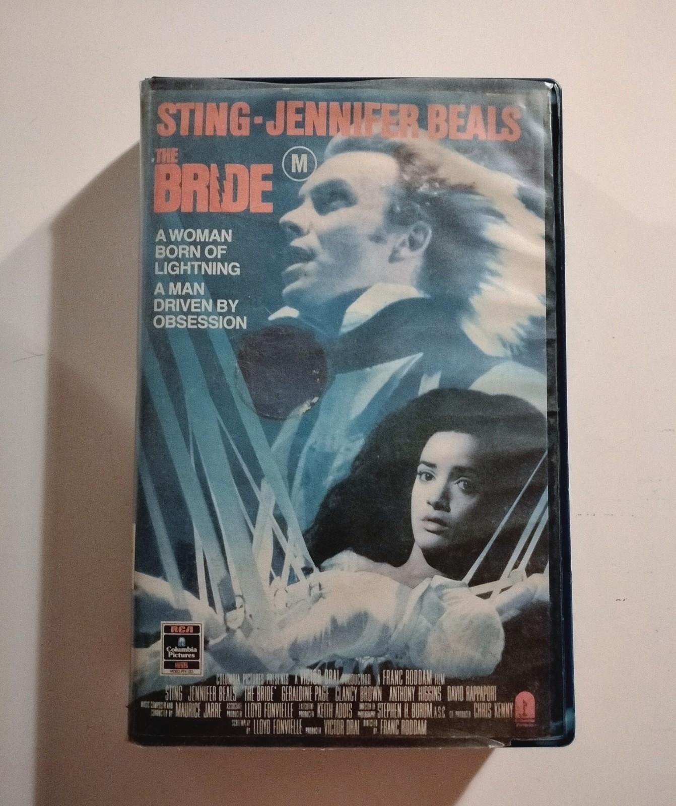 *THE BRIDE beta not vhs RCA cult 1985 fantasy horror sci-fi RARE Sting big box*