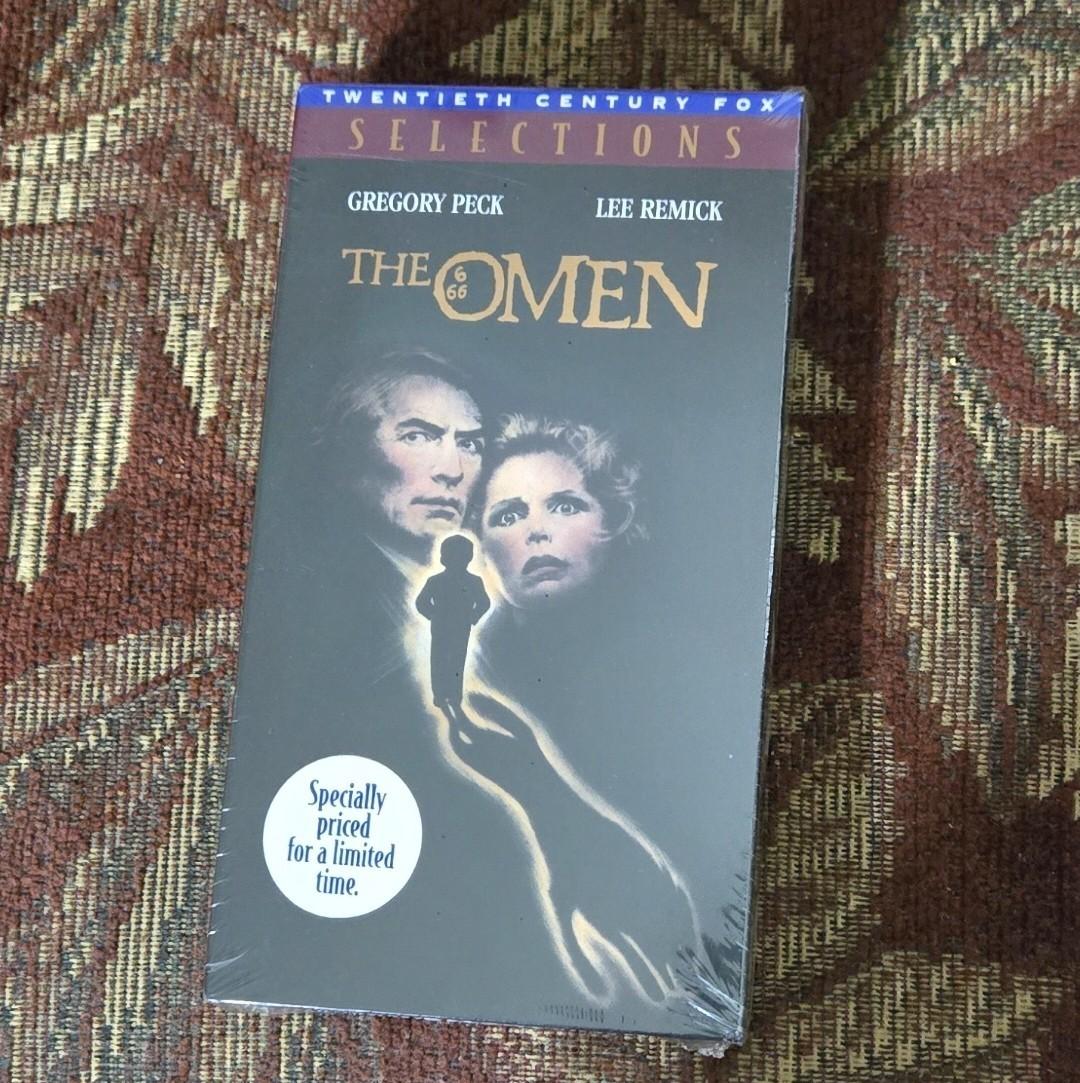 Factory Sealed The Omen VHS – 1976 Horror Classic–Twentieth Century Fox-Vintage