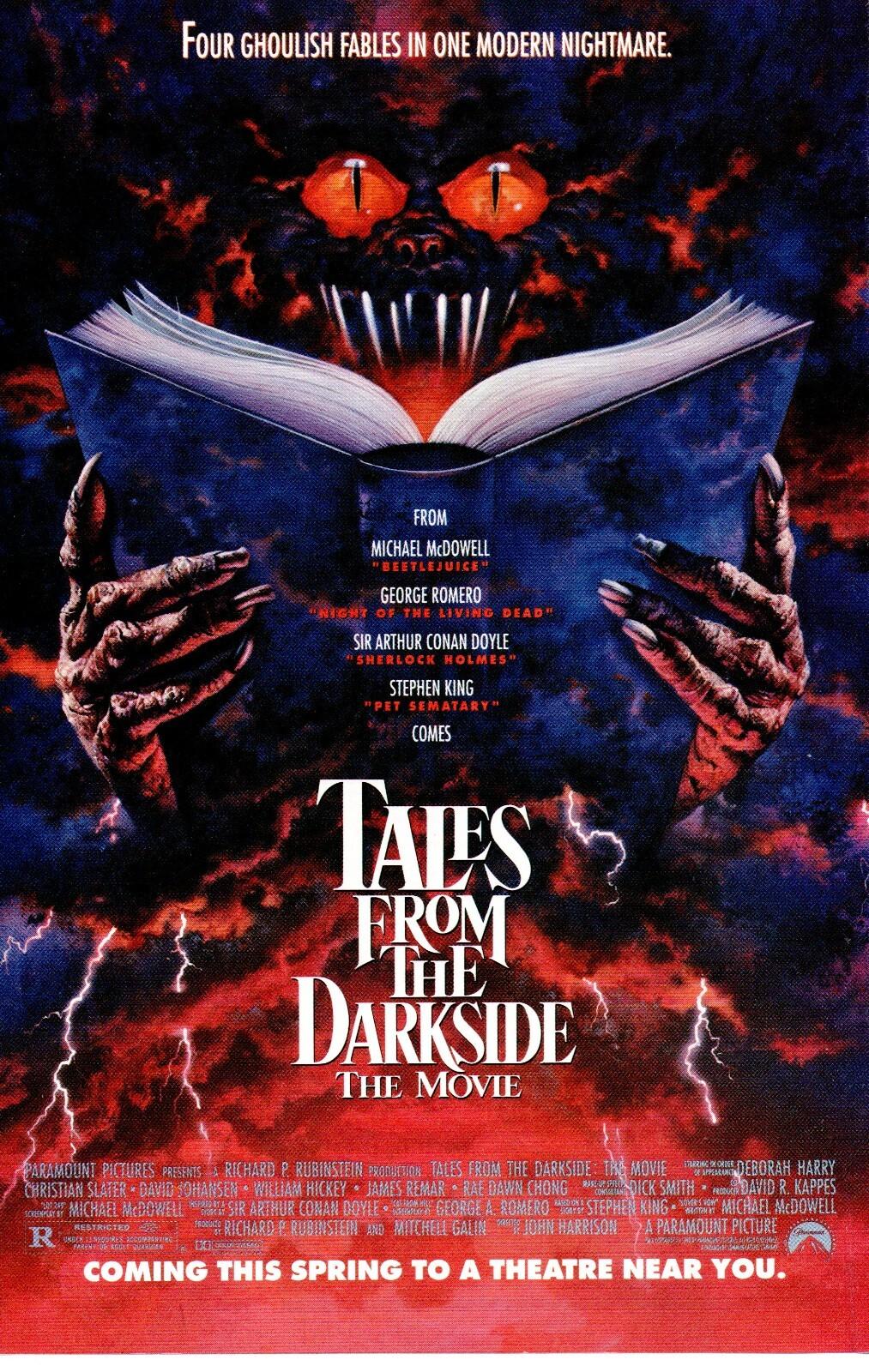 1990 TALES FROM THE DARKSIDE The Movie Promo PRINT AD - STEPHEN KING - BLONDIE