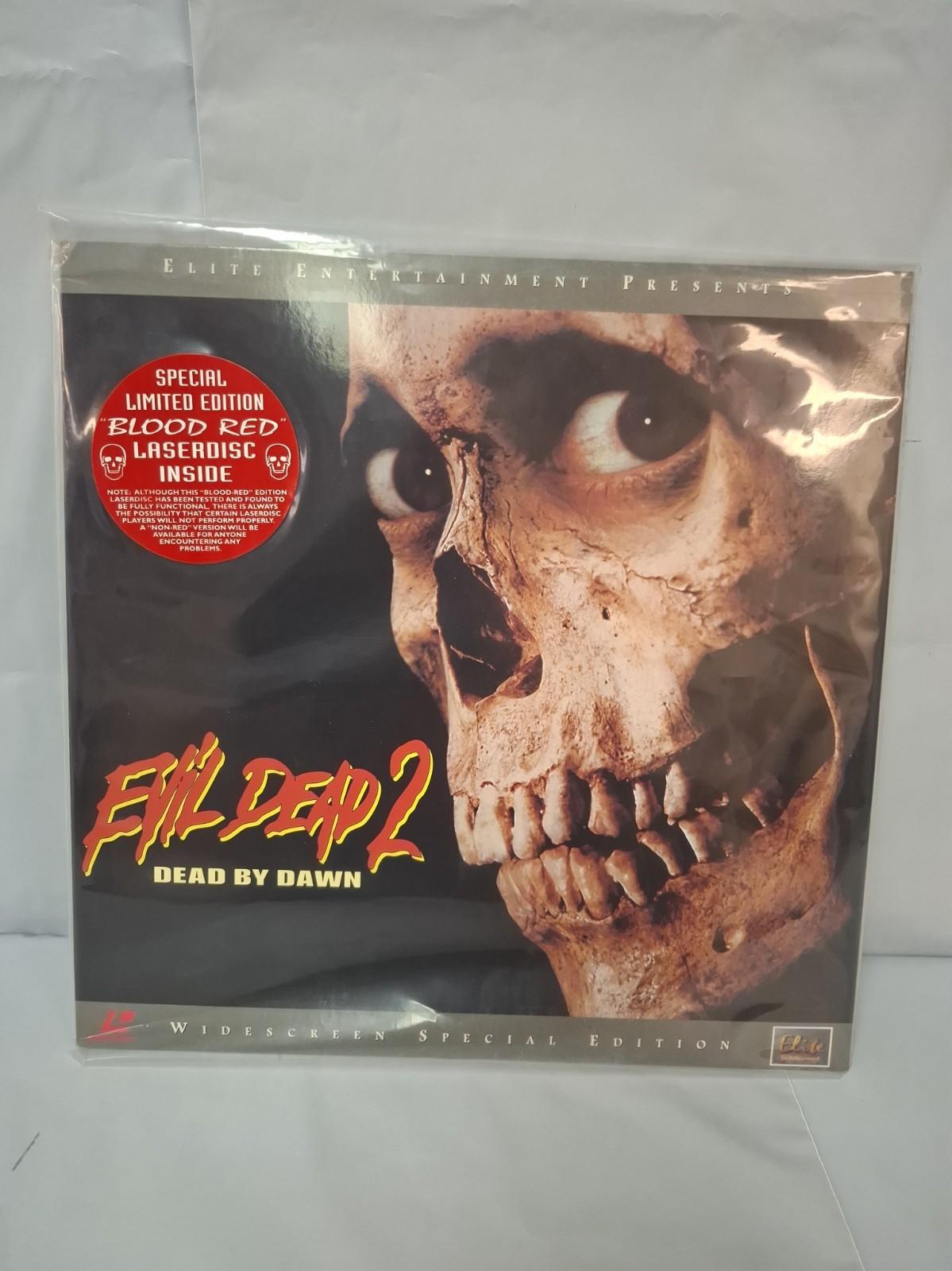 RARE Evil Dead 2: Dead by Dawn LaserDisc Widescreen Special/Limited 1987 NC-17