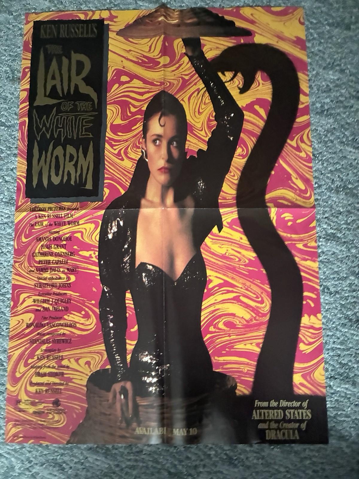 The Lair of the White Worm French Movie Poster Original 47"63" 1988 Ken Russell