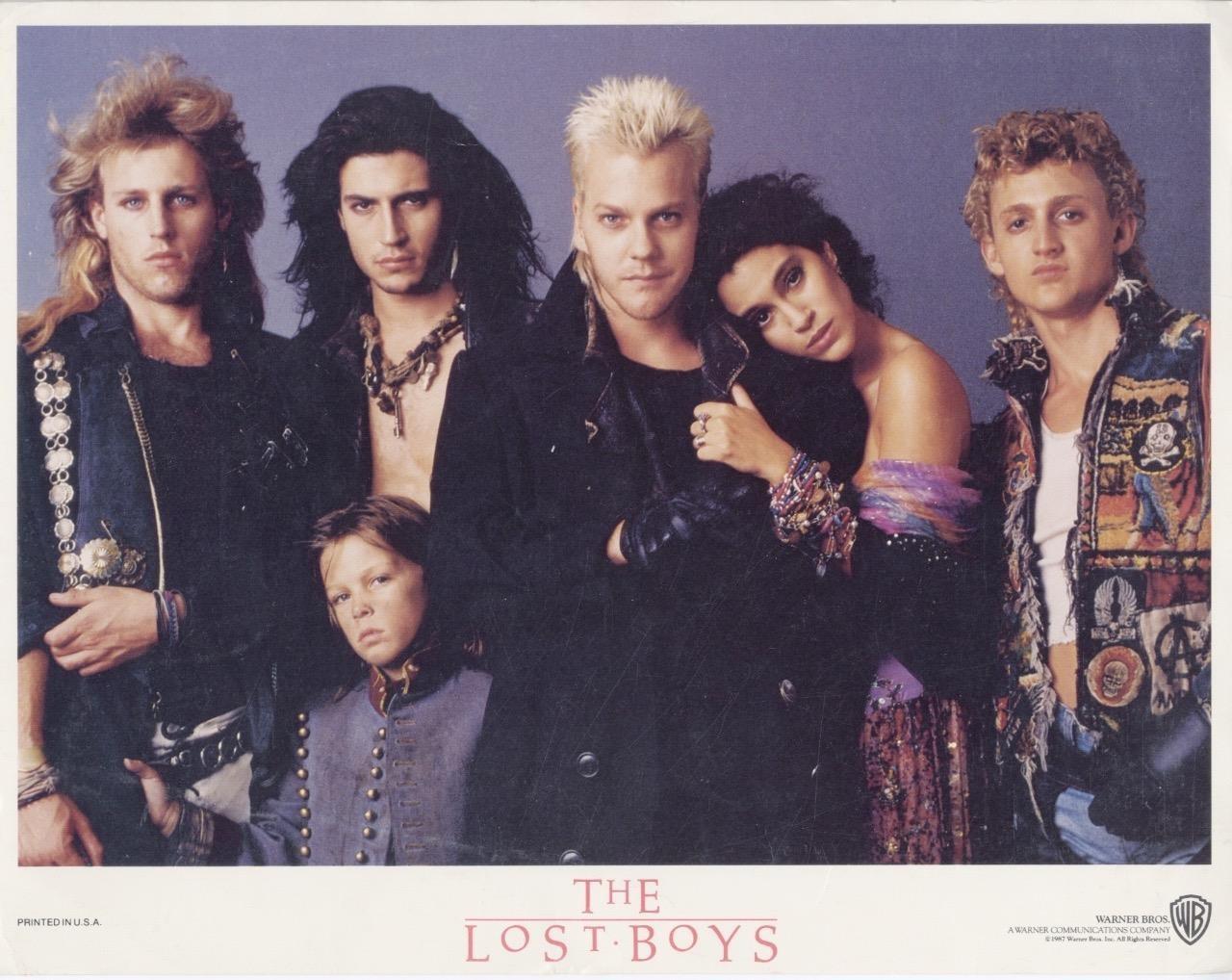 "THE LOST BOYS"-ORIGINAL LOBBY CARD-JASON PATRIC-KIEFER SUTHERLAND-BEST CARD
