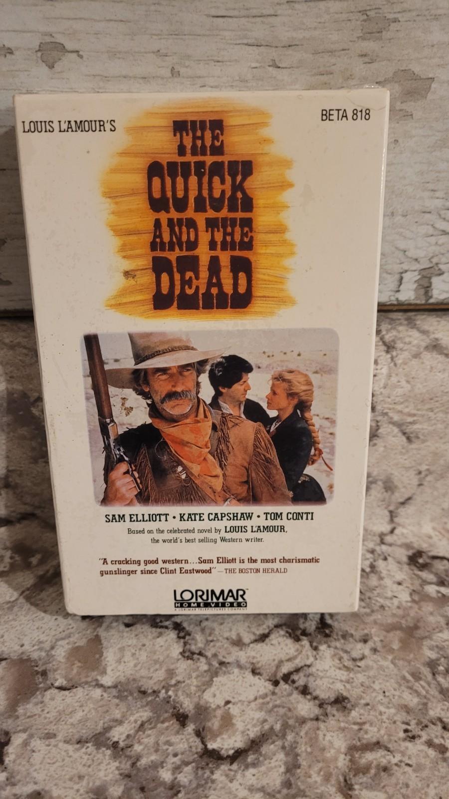 The Quick and the Dead (Betamax 1987) **Factory Sealed** Rare! - Louis L'amour's