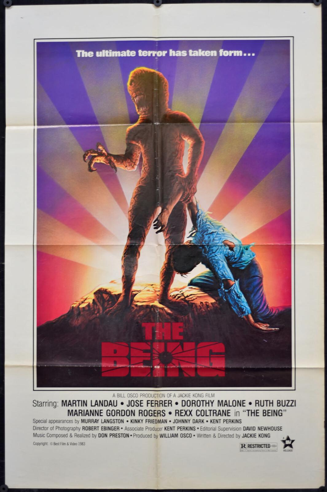 The Being 1981 ORIGINAL 27X41 MOVIE POSTER MARTIN LANDAU MARRIANE GORDON