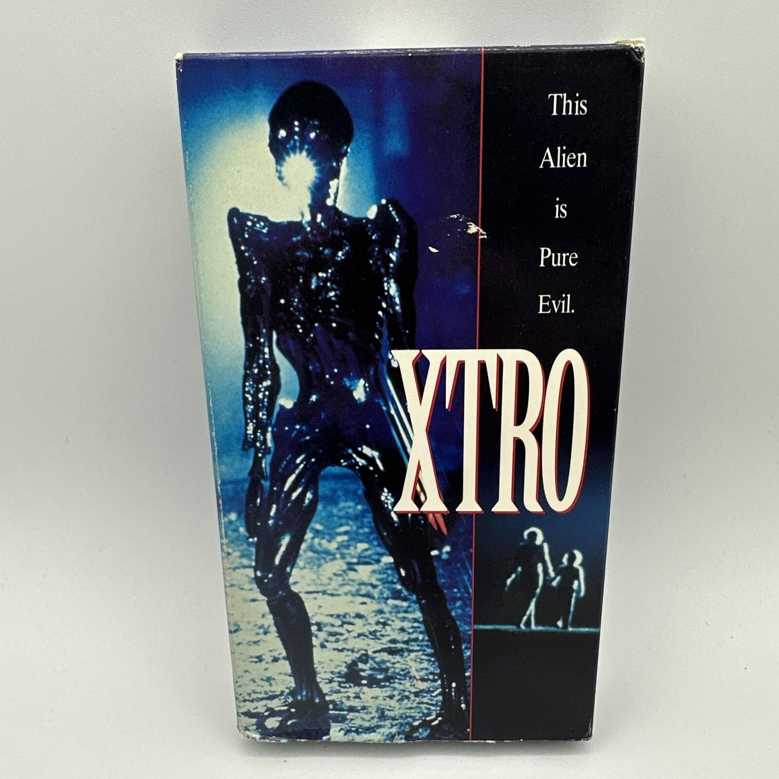 XTRO (1982) VHS New Line Home Video Columbia Tri-Star Horror Sci-Fi RARE OOP