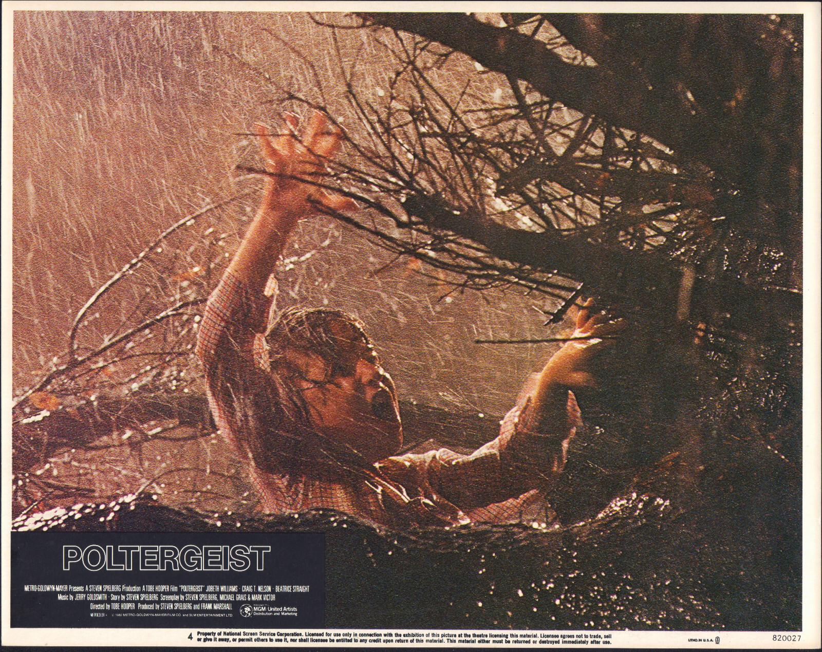 POLTERGEIST original 1982 lobby card TOBE HOOPER 11x14 movie poster