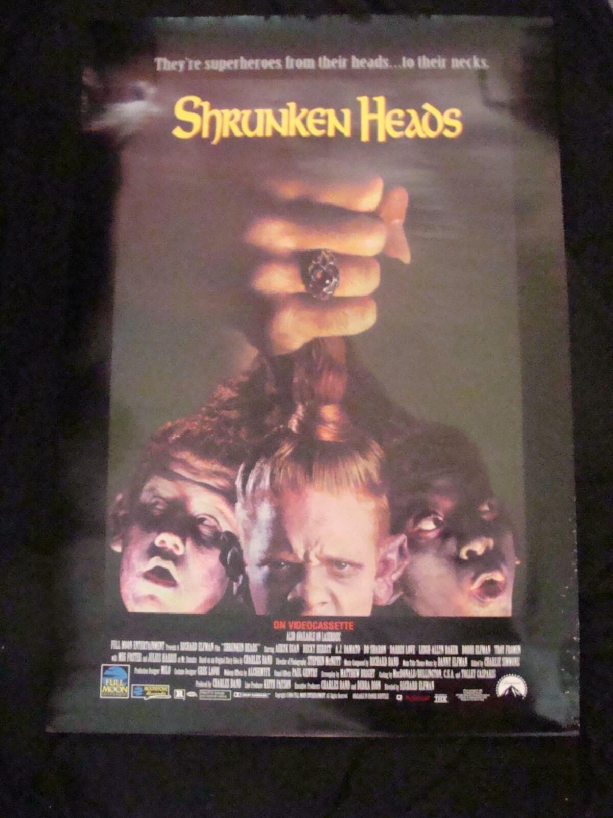 SHRUNKEN HEAD movie poster BECKY HERBST original 1994 video promo