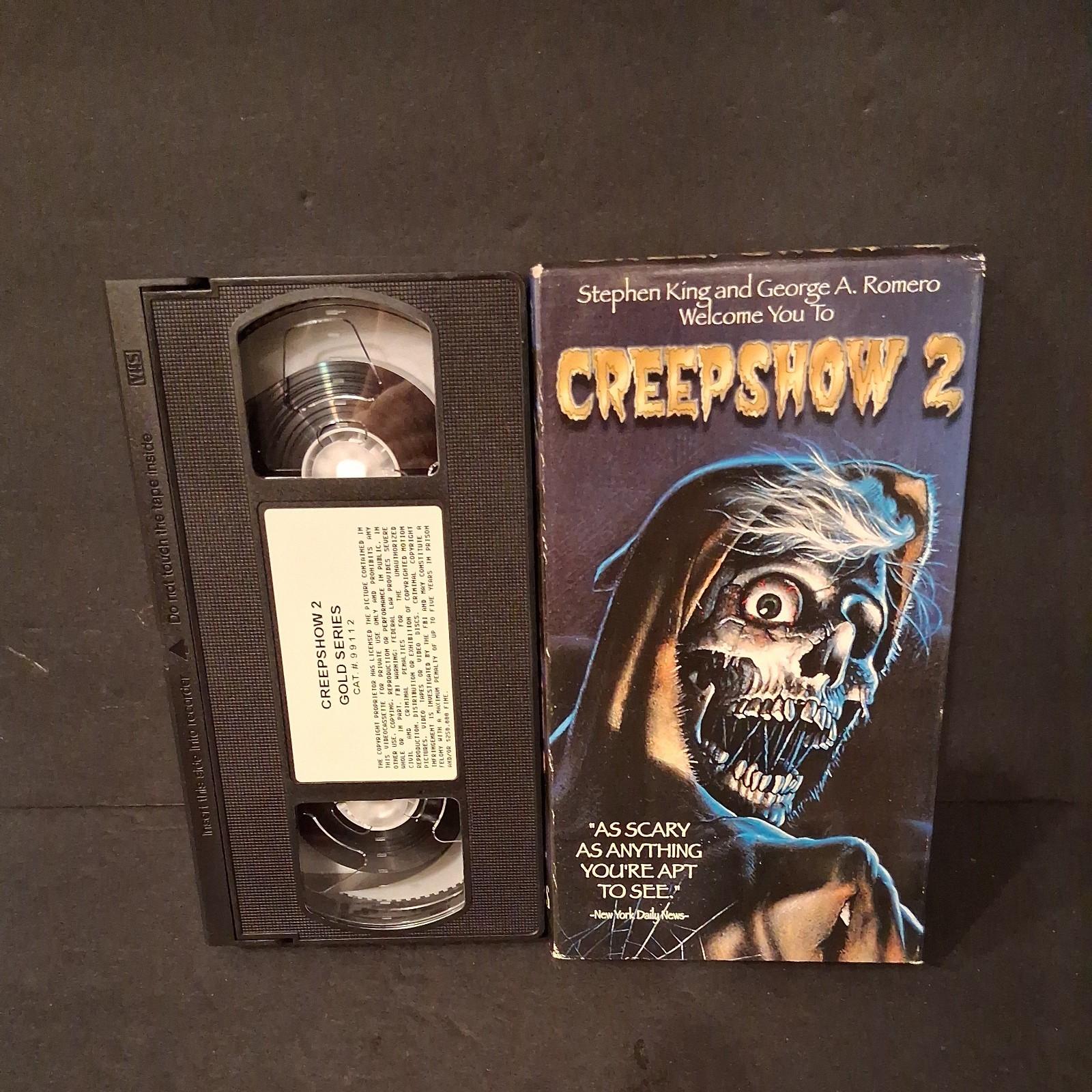CREEPSHOW 2 1987 VHS GOLD SERIES 1995 R&G Starmaker New World Horror RARE  #29