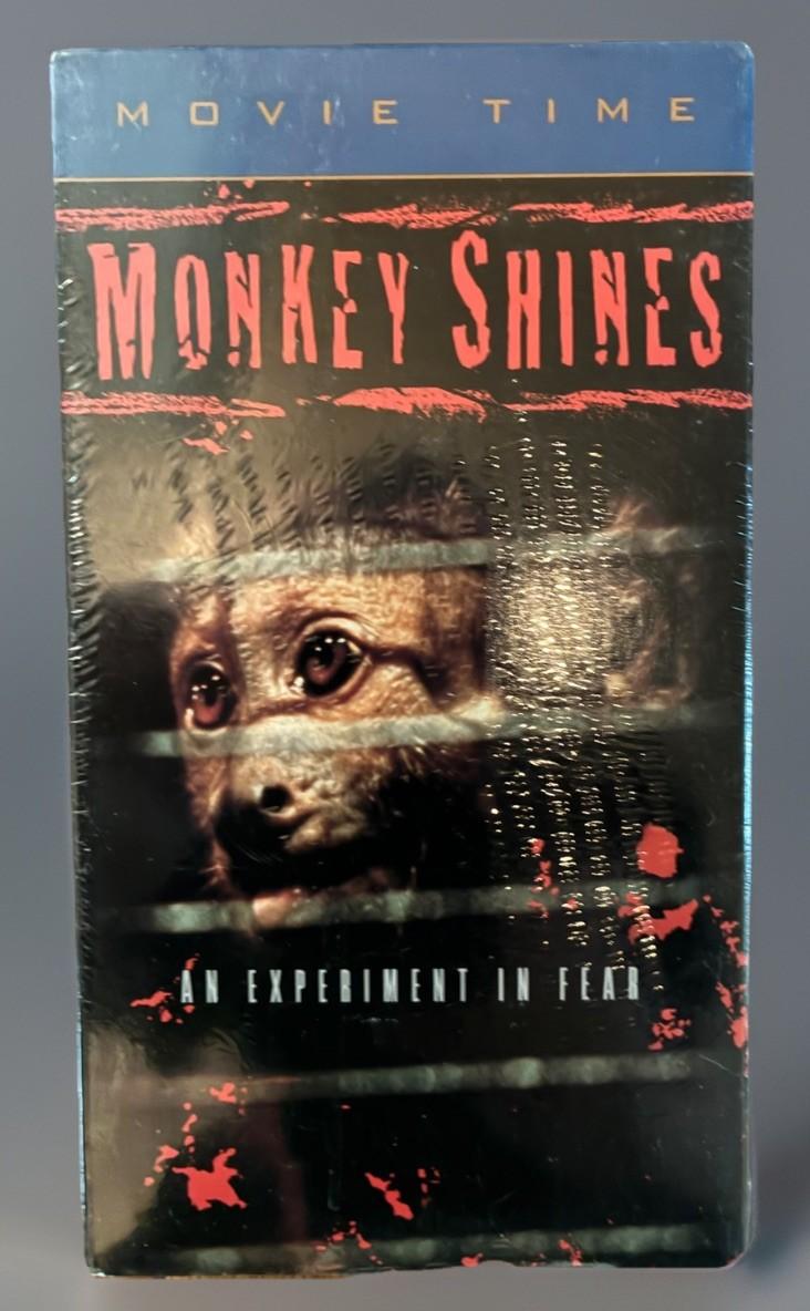 Monkey Shines (1988) VHS NEW, SEALED NTSC Full Screen R Romero