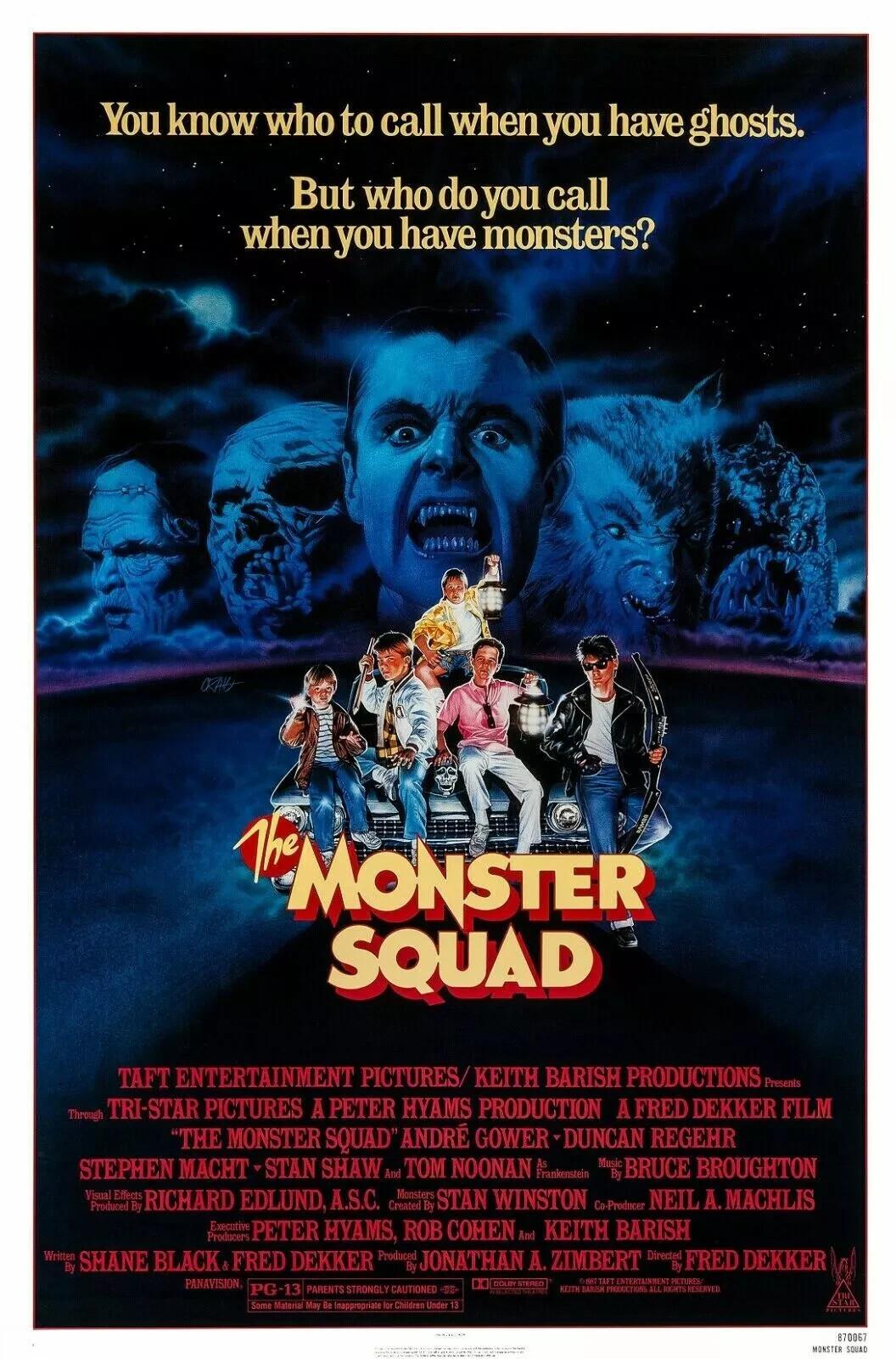 MONSTER SQUAD ORIGINAL 27x41 ROLLED MOVIE POSTER 1987 SHANE BLACK HORROR RARE