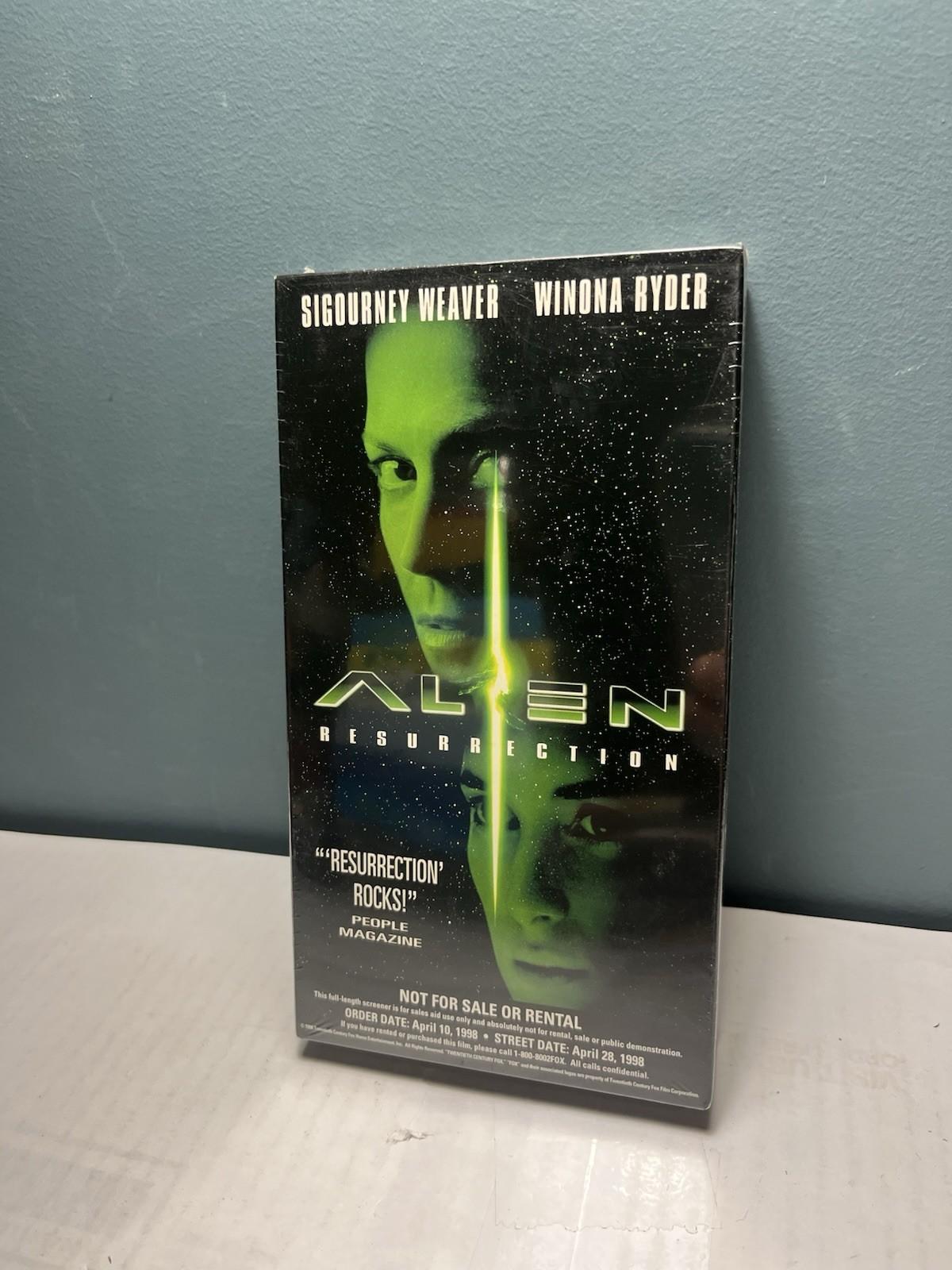 Alien Resurrection VHS Screener Promo Tape Sealed