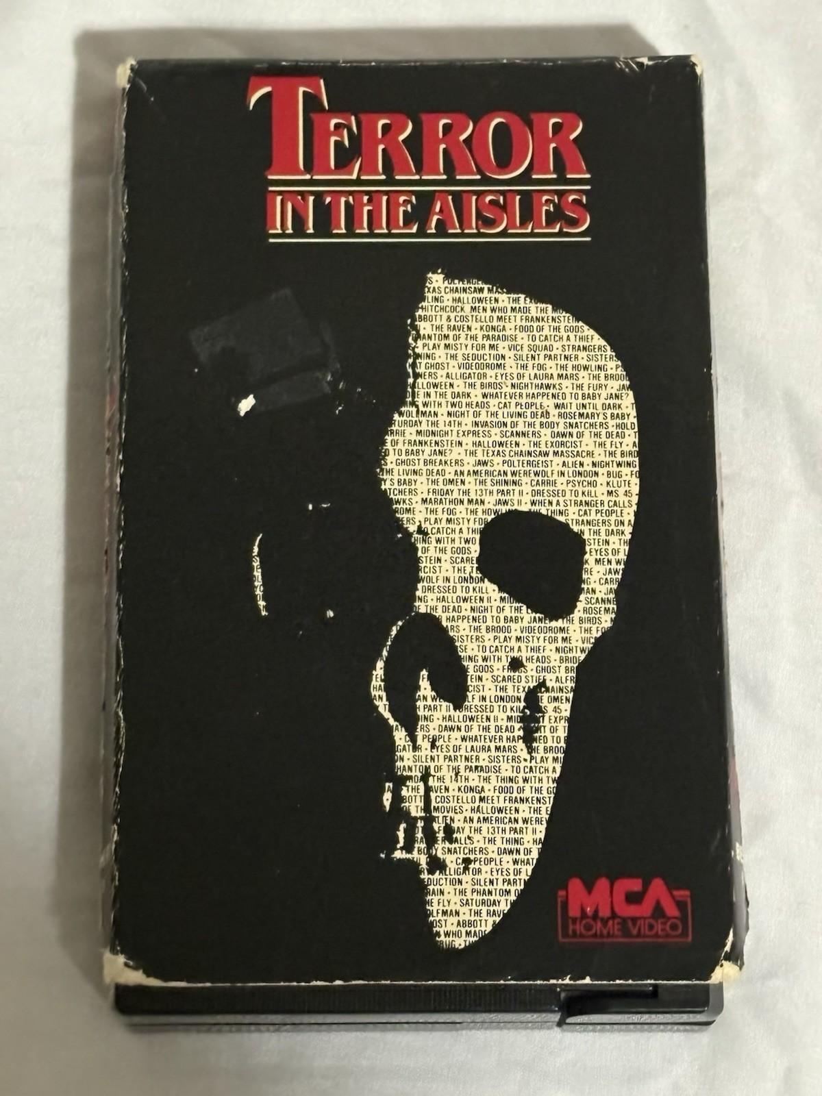 Terror In The Aisles Betamax NOT VHS RARE 1984 Horror Donald Pleasence BETA