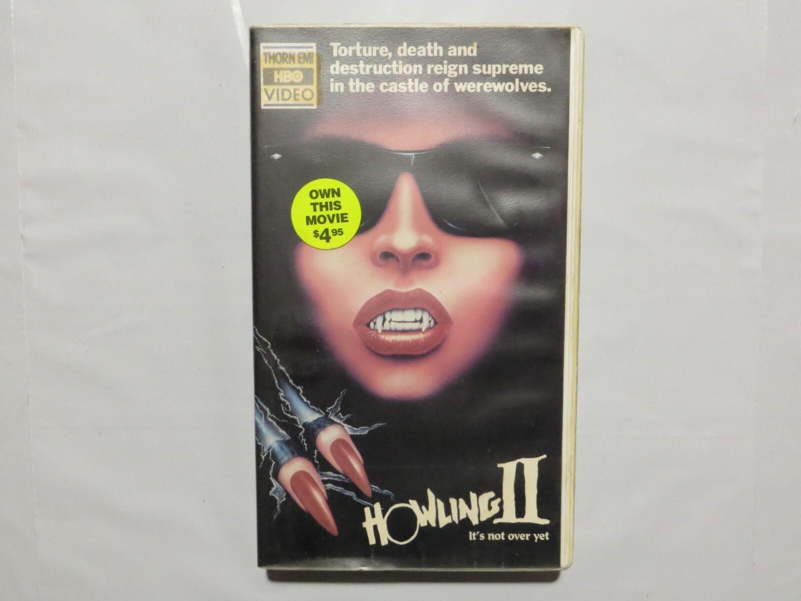 HOWLING II (2): VHS With Clamshell Case, 1984 HBO, Werewolf Horror 2W