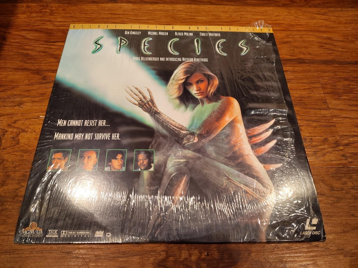Species Laserdisc 1995 Wide Screen Natasha Henstridge Ben Kingsley like NEW Rare