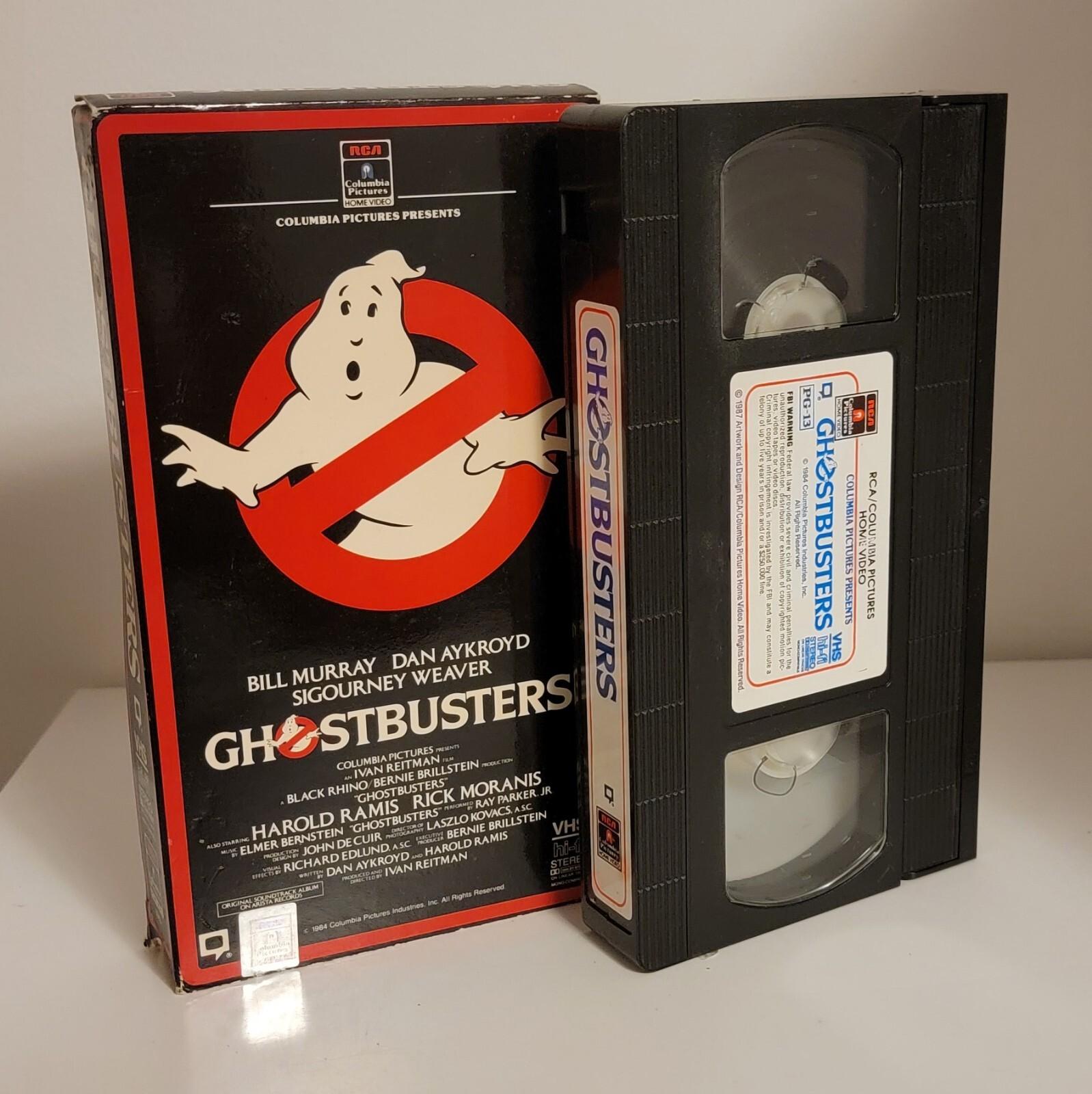 Ghostbusters VHS Video Tape First Print Full Box 1985 RCA Columbia Original RARE
