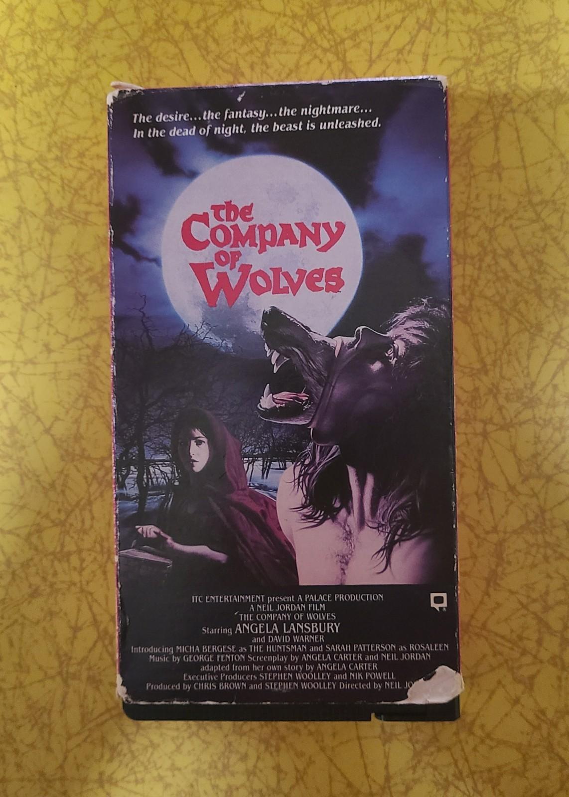 The Company Of Wolves VHS Rare Horror Vestron Video