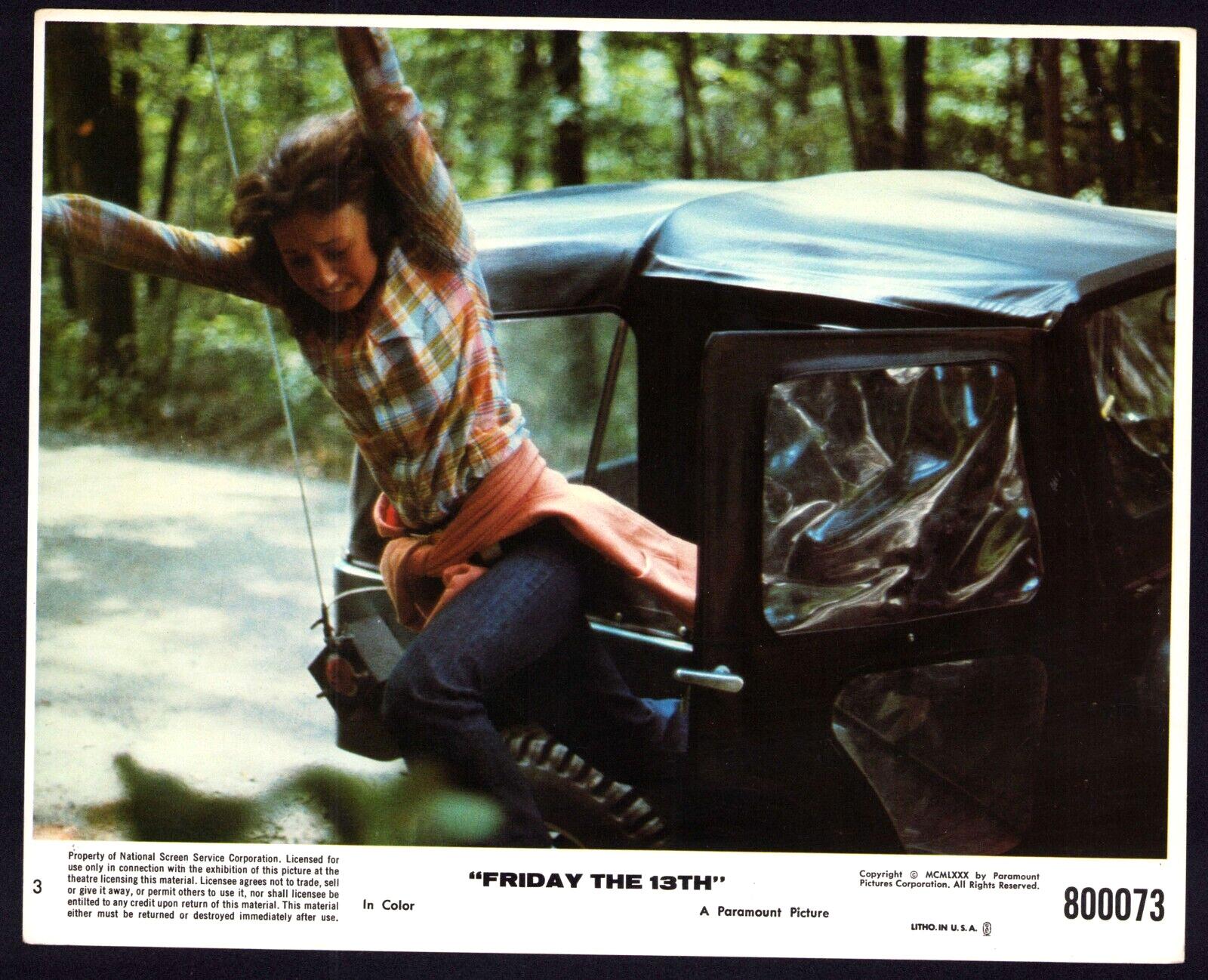 FRIDAY THE 13th Original Movie Lobby Card 1980 Sean Cunningham Slasher Horror