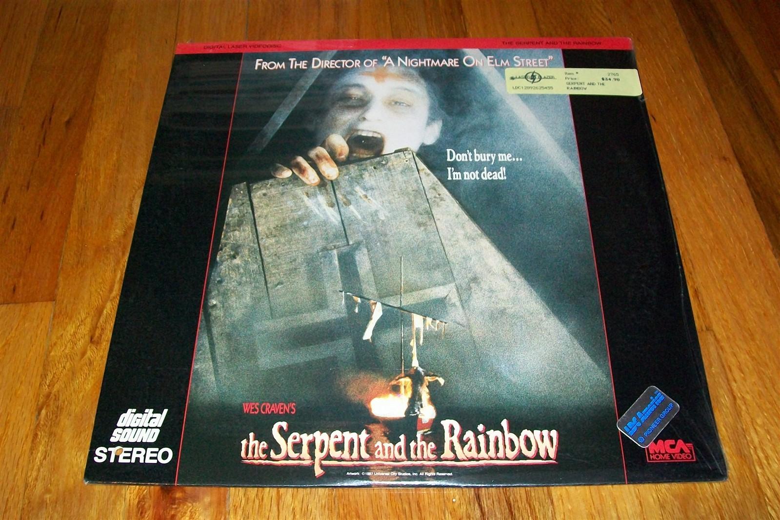THE SERPENT AND THE RAINBOW Laserdisc LD BRAND NEW SEALED VERY RARE GREAT FILM